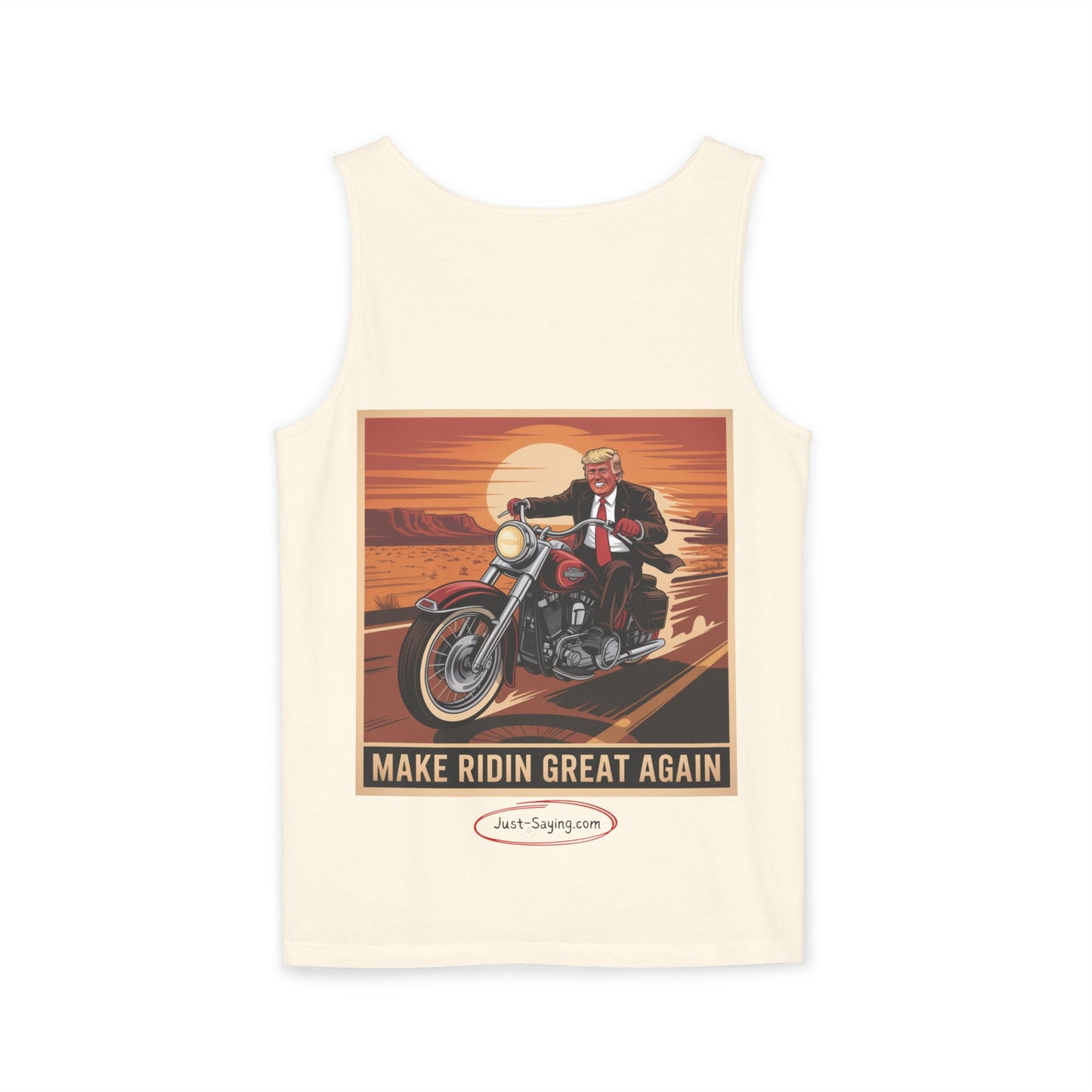 Trum[\p Unisex Garment-Dyed Tank Top