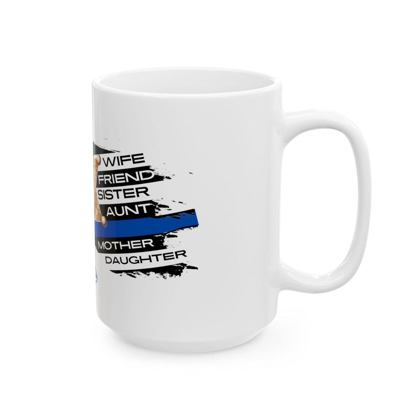 Female Sheriff Hero Ceramic Mug, (11oz, 15oz)
