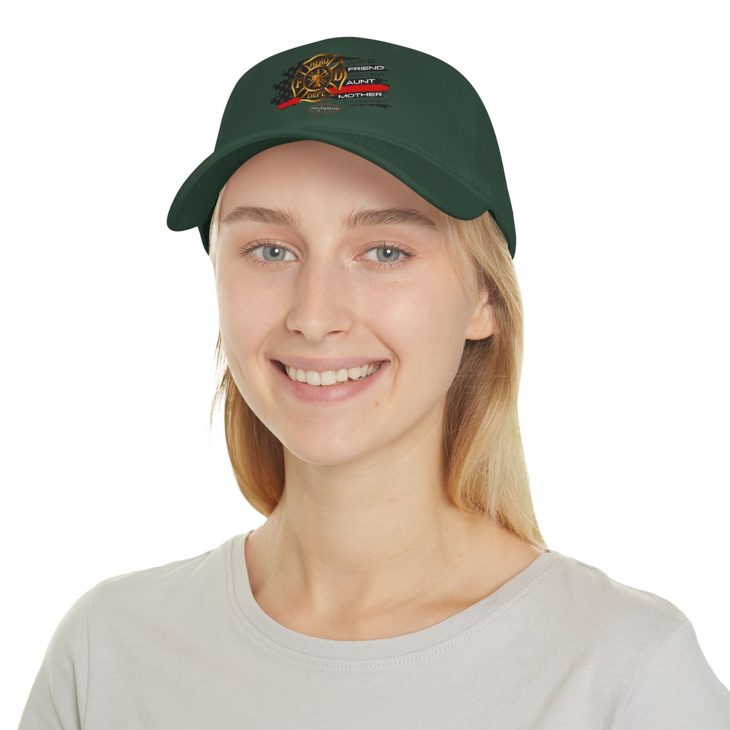 Female Fire Hero Low Profile Baseball Cap