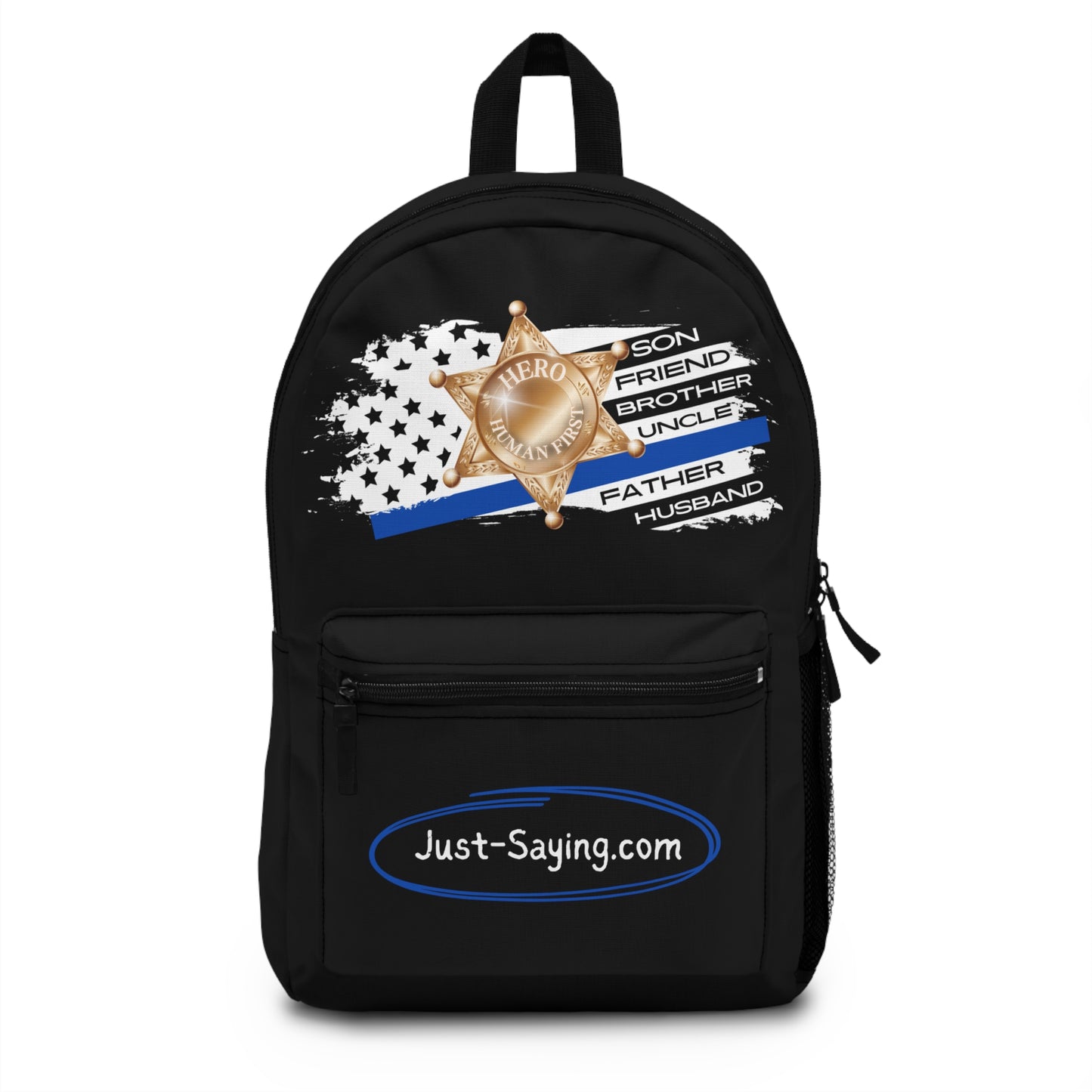 Male Sheriff Hero Backpack