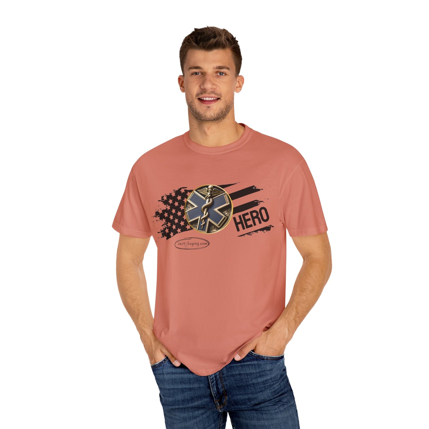 Medical Hero Unisex Garment-Dyed T-shirt
