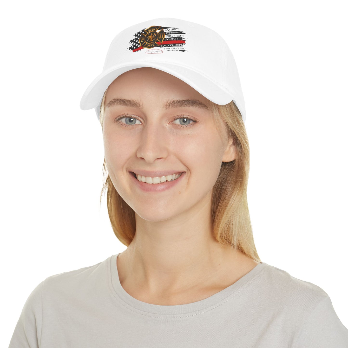 Female Fire Hero Low Profile Baseball Cap