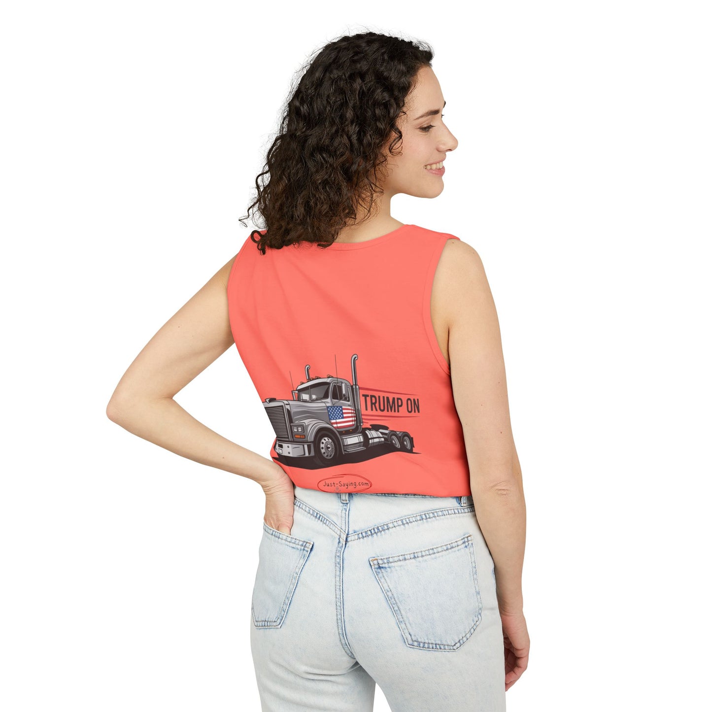 Trump on tank top