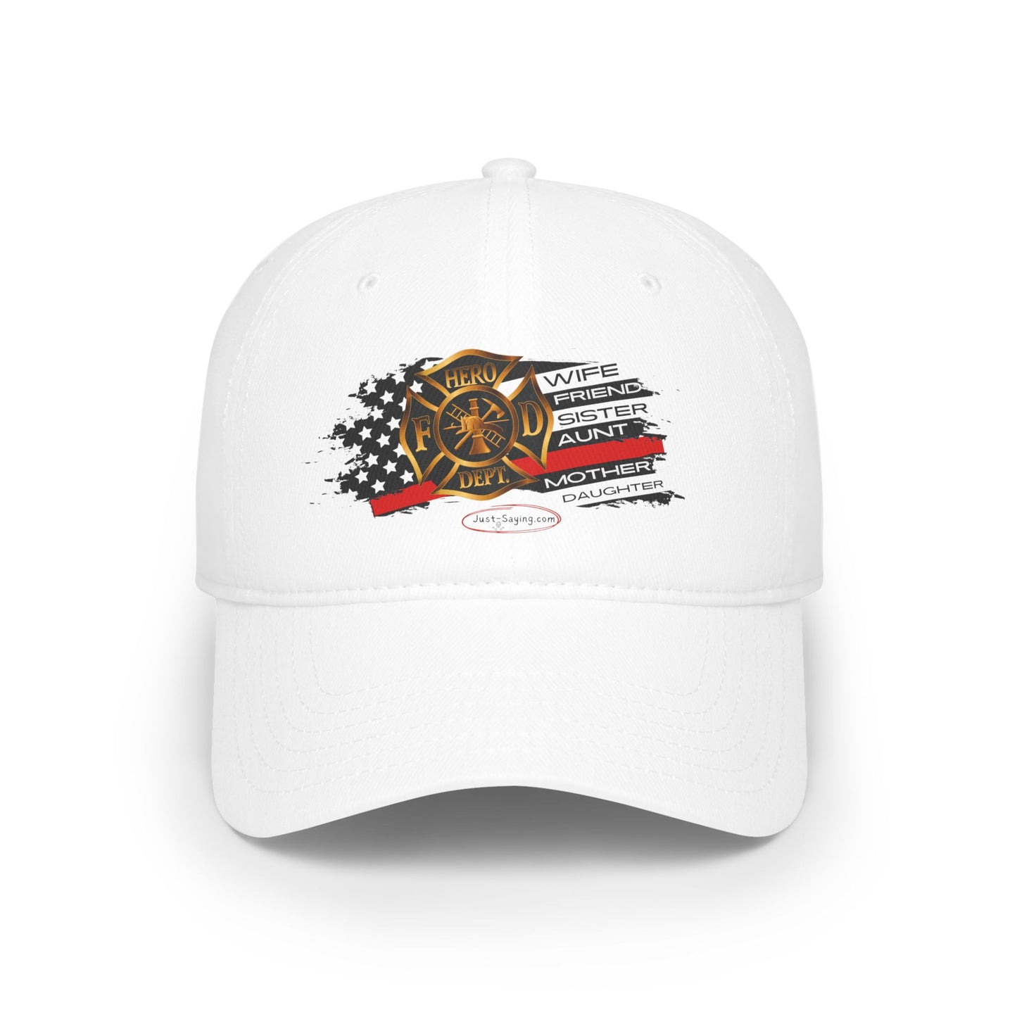 Female Fire Hero Low Profile Baseball Cap