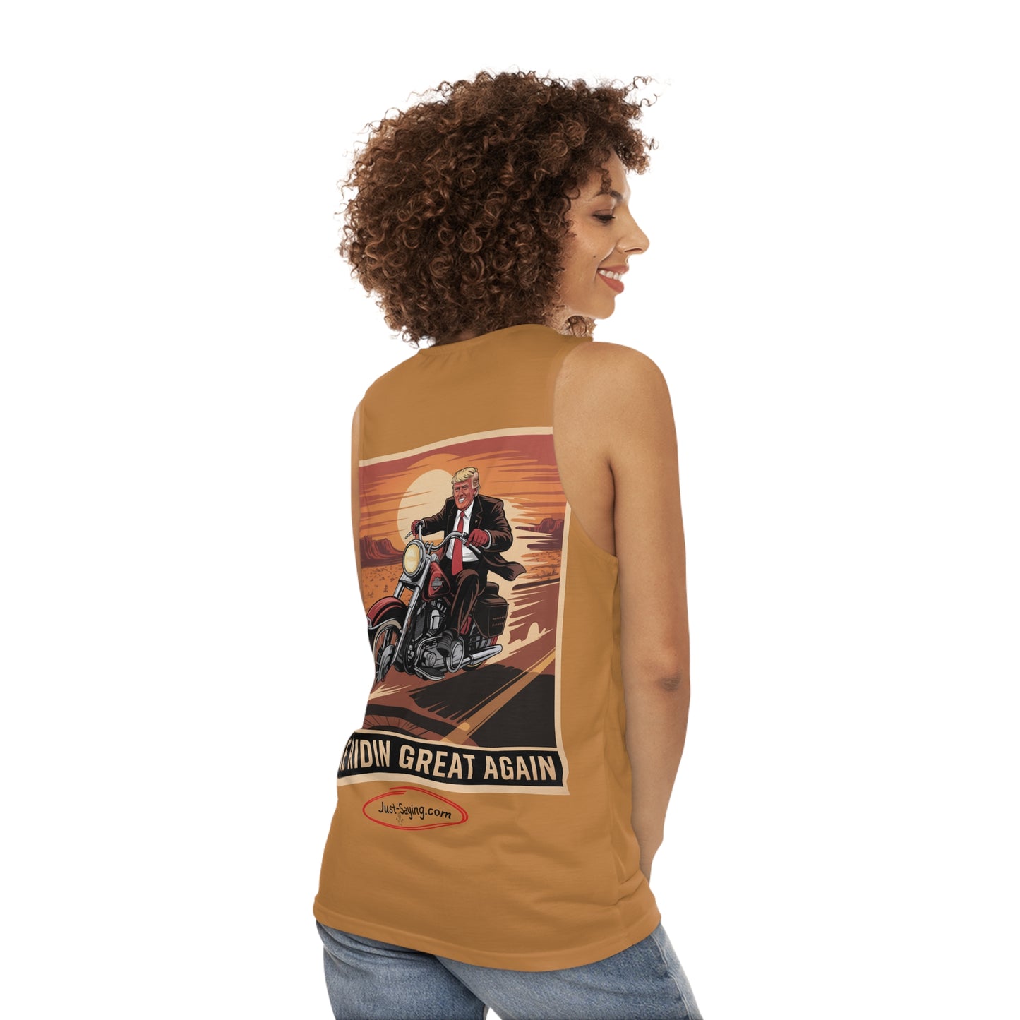 Trump Unisex Tank Top (AOP)