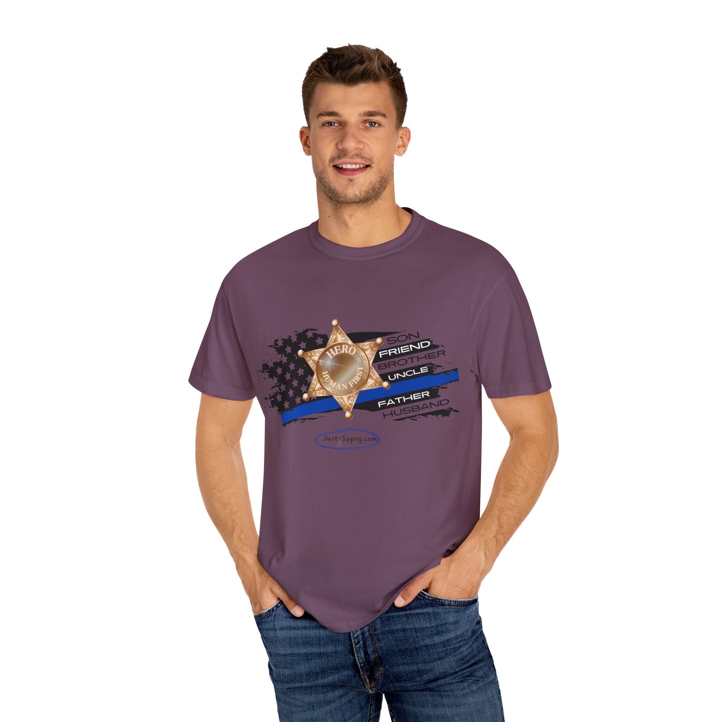 Male Sheriff Garment-Dyed T-shirt