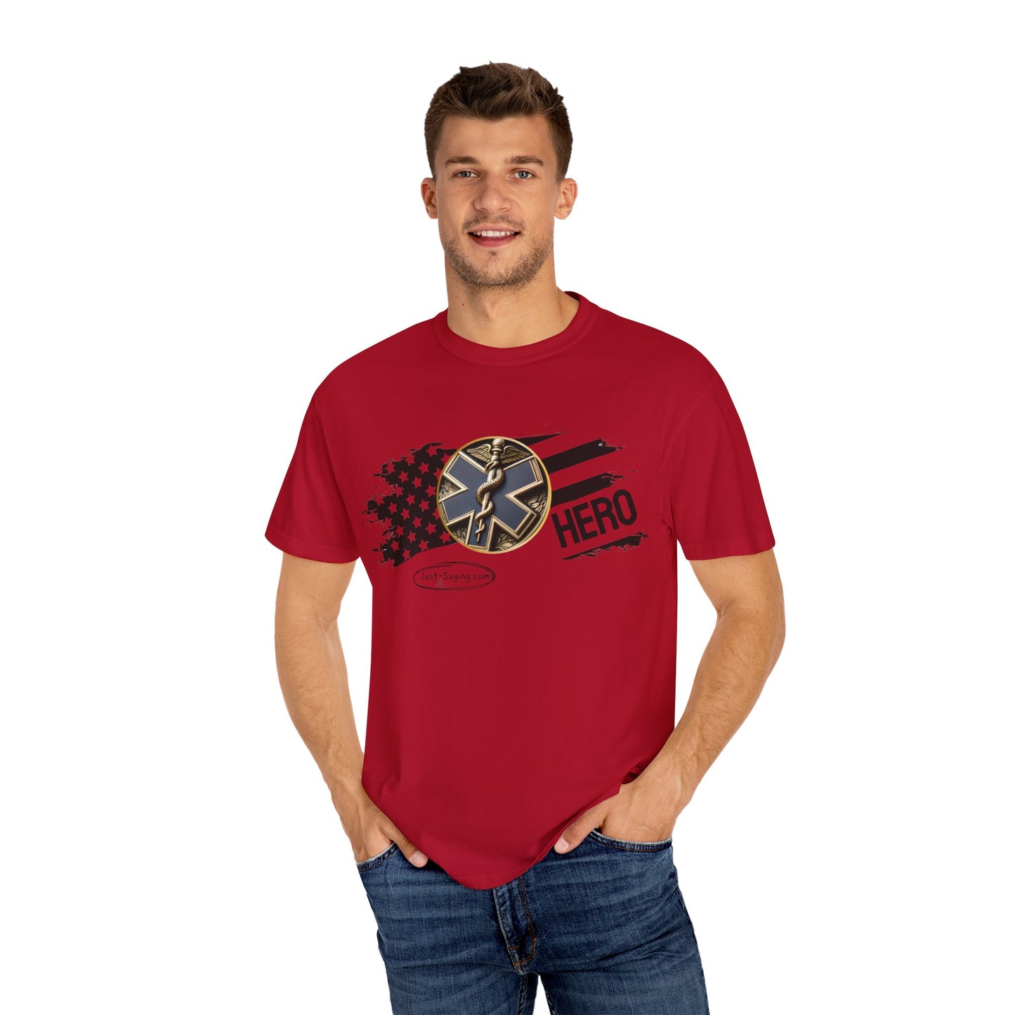 Medical Hero Unisex Garment-Dyed T-shirt