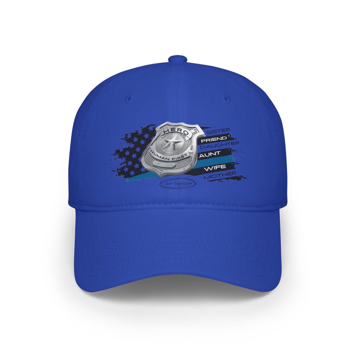 Female Police Low Profile Baseball Cap