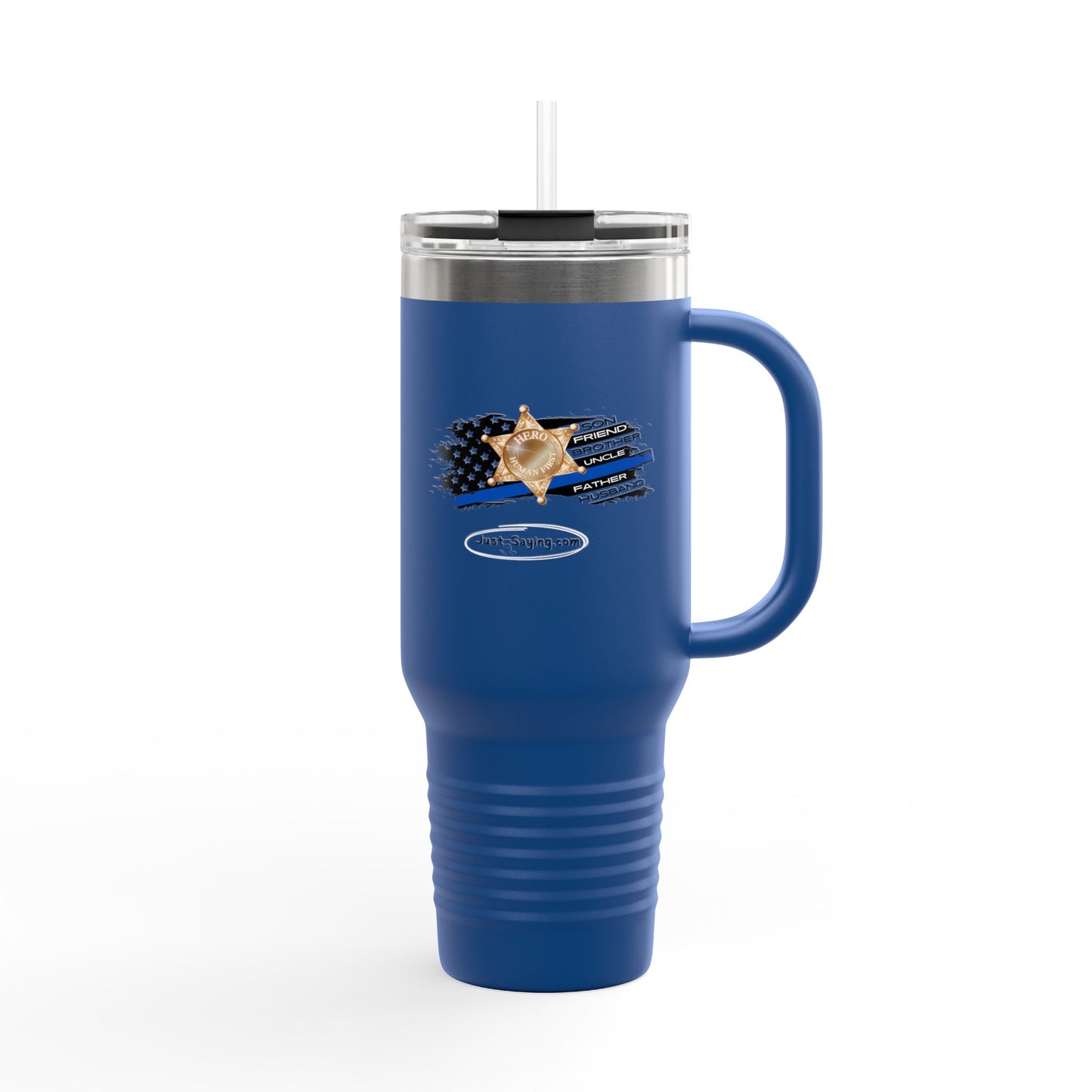 Male Sheriff Insulated Travel Mug, 40oz