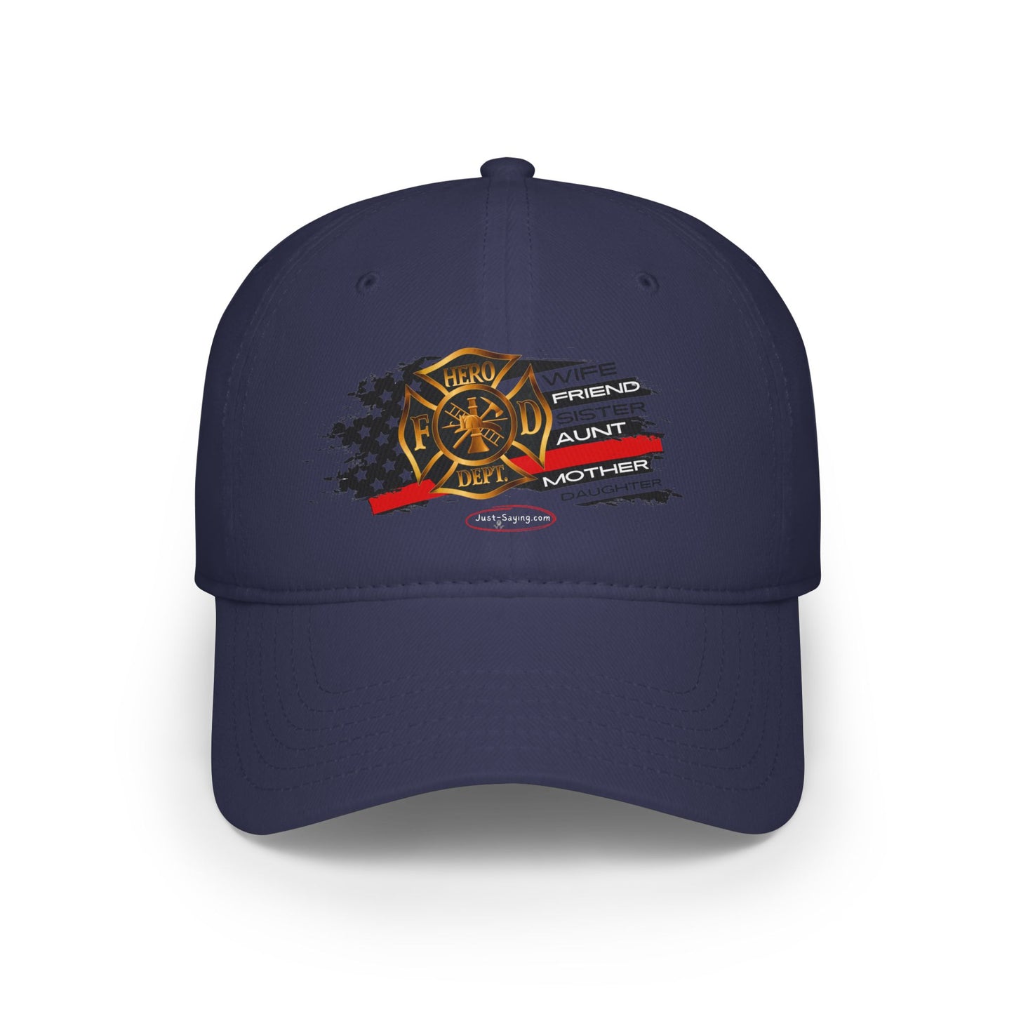 Female Fire Hero Low Profile Baseball Cap