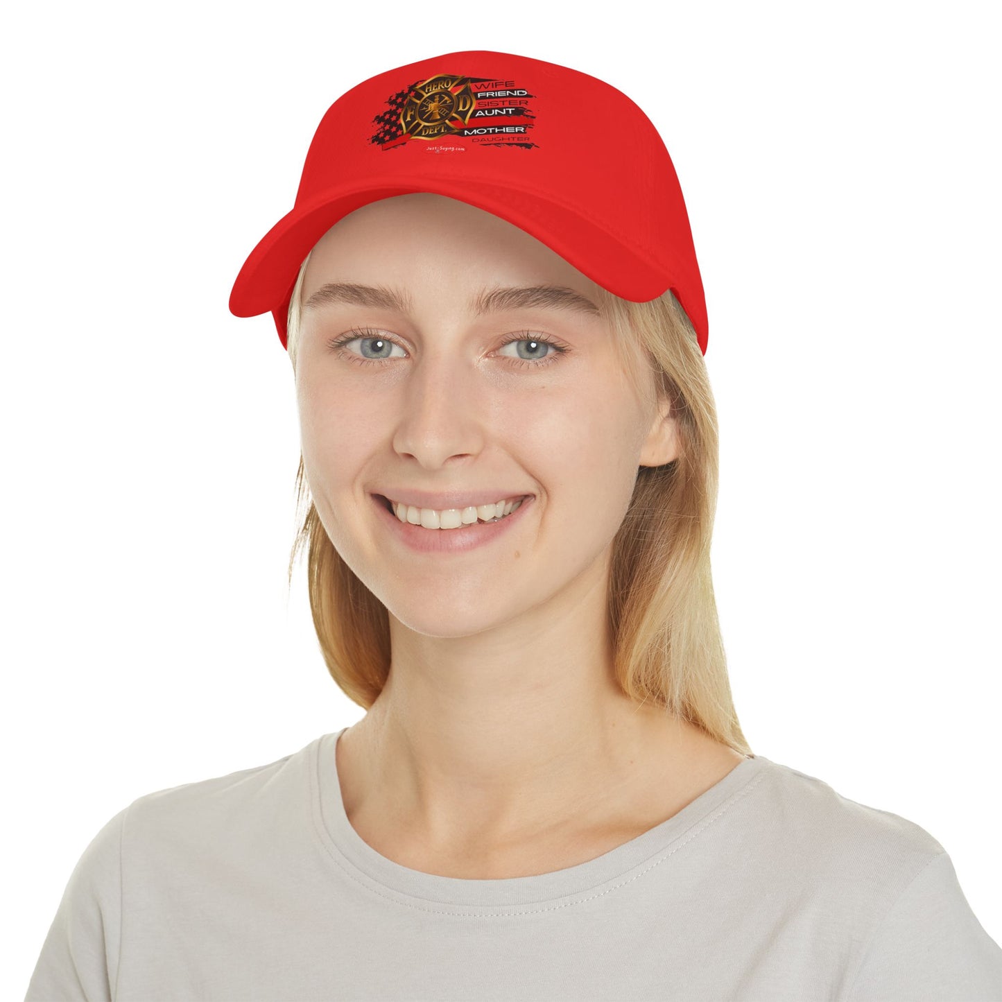 Female Fire Hero Low Profile Baseball Cap