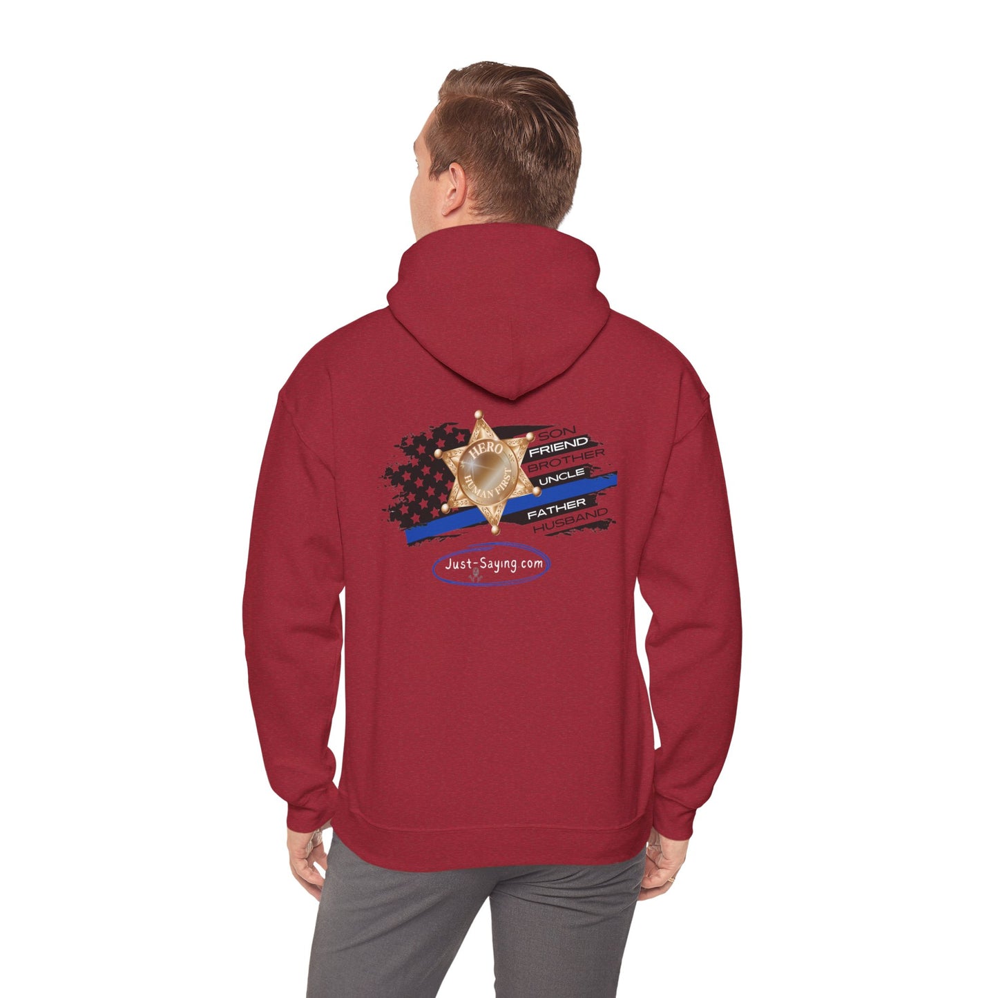 Male Sheriff Heavy Blend™ Hooded Sweatshirt
