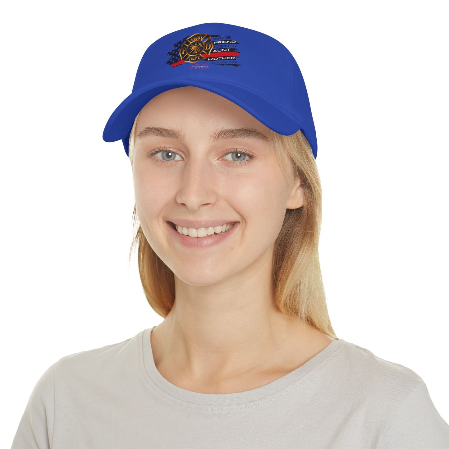 Female Fire Hero Low Profile Baseball Cap