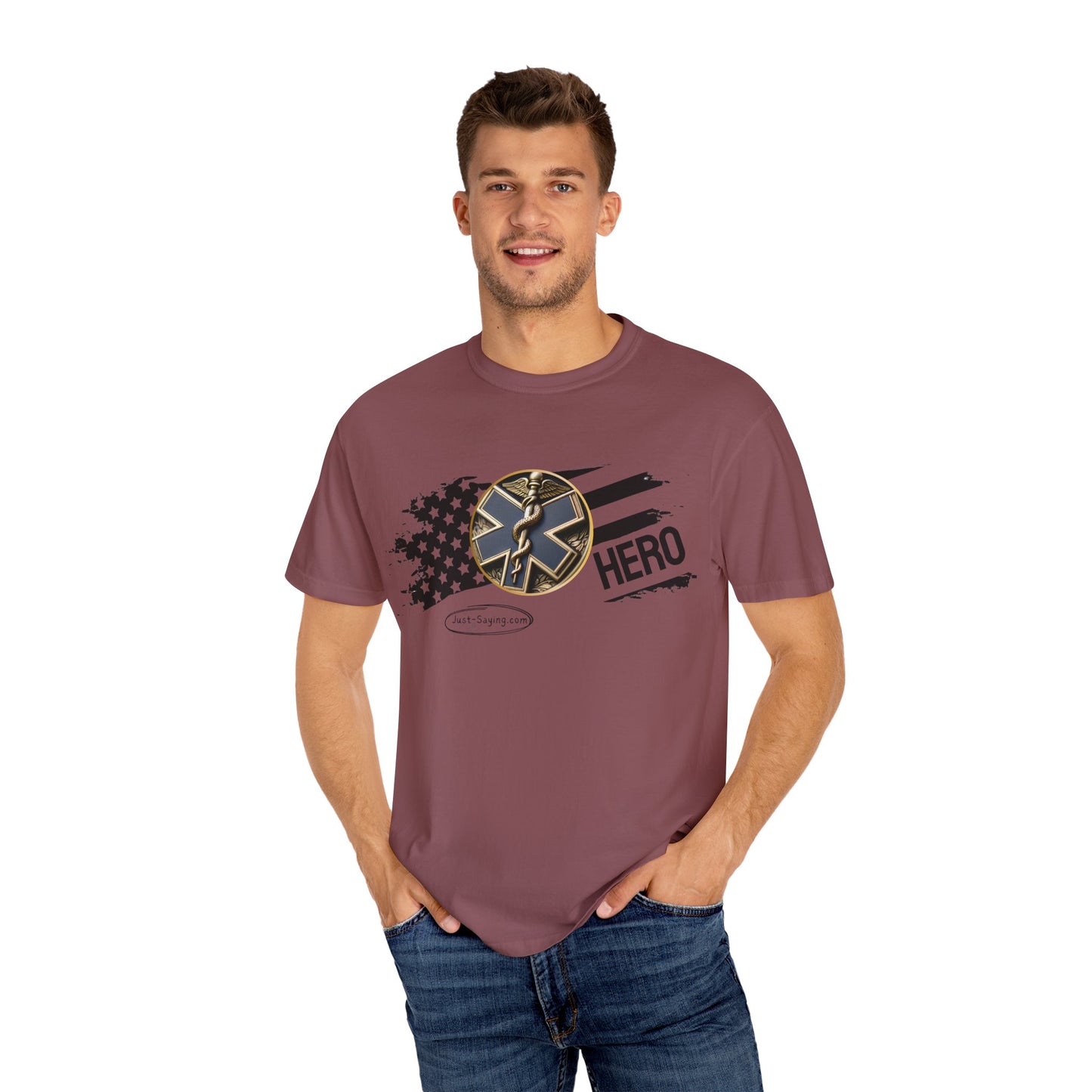 Medical Hero Unisex Garment-Dyed T-shirt