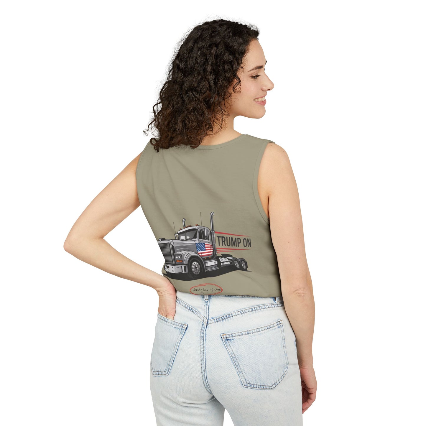 Trump on tank top