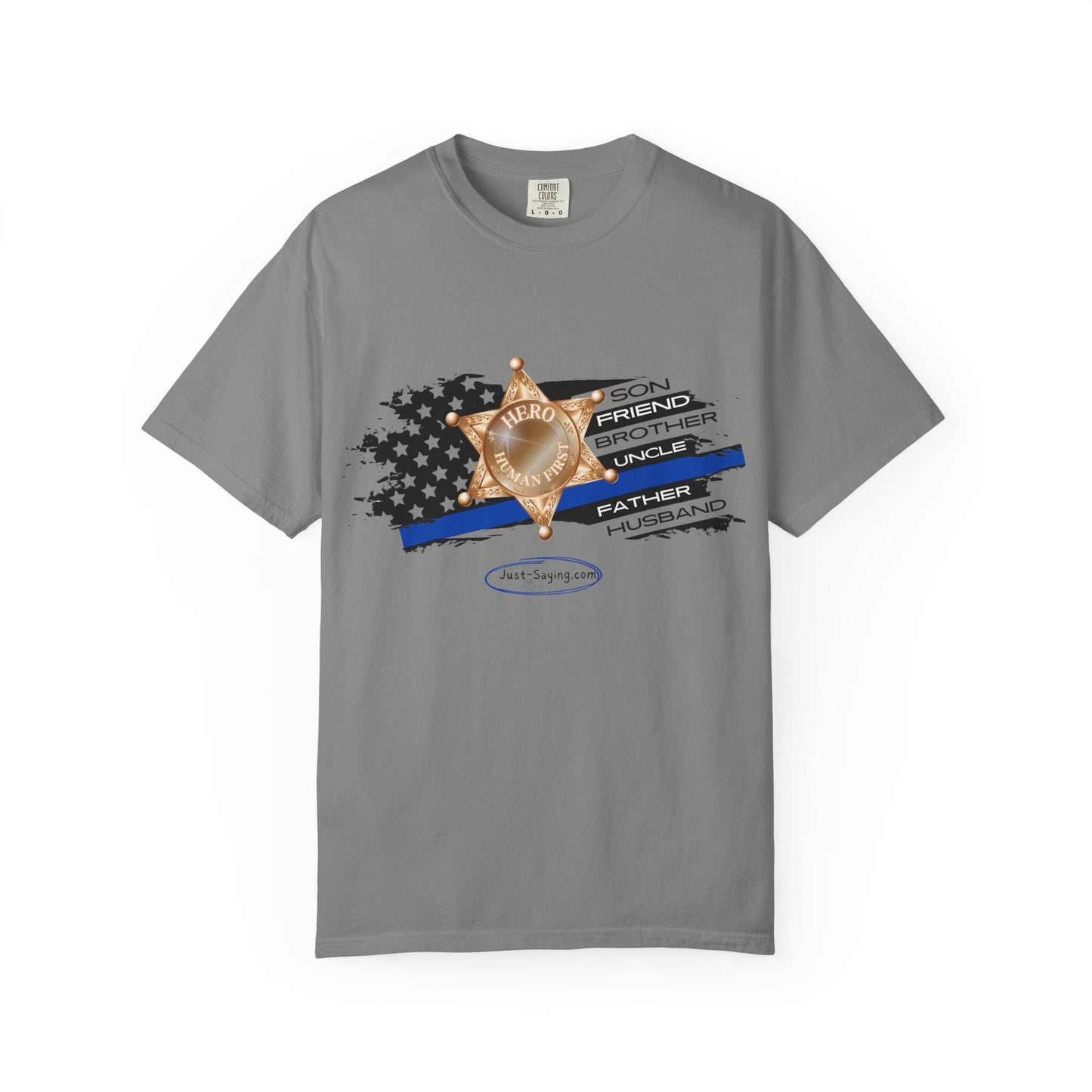Male Sheriff Garment-Dyed T-shirt