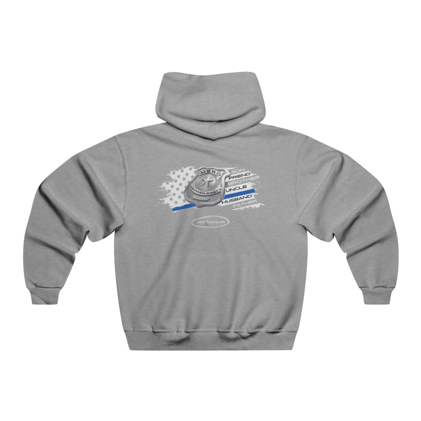 Male Police Hero NUBLEND® Hooded Sweatshirt