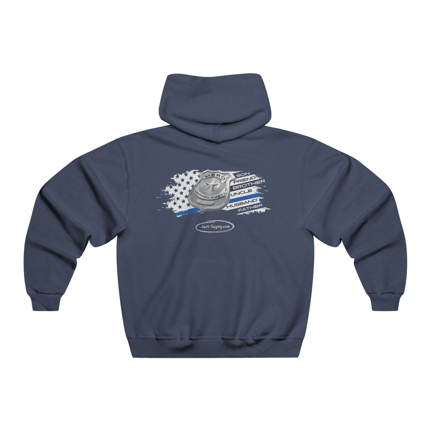 Male Police Hero NUBLEND® Hooded Sweatshirt