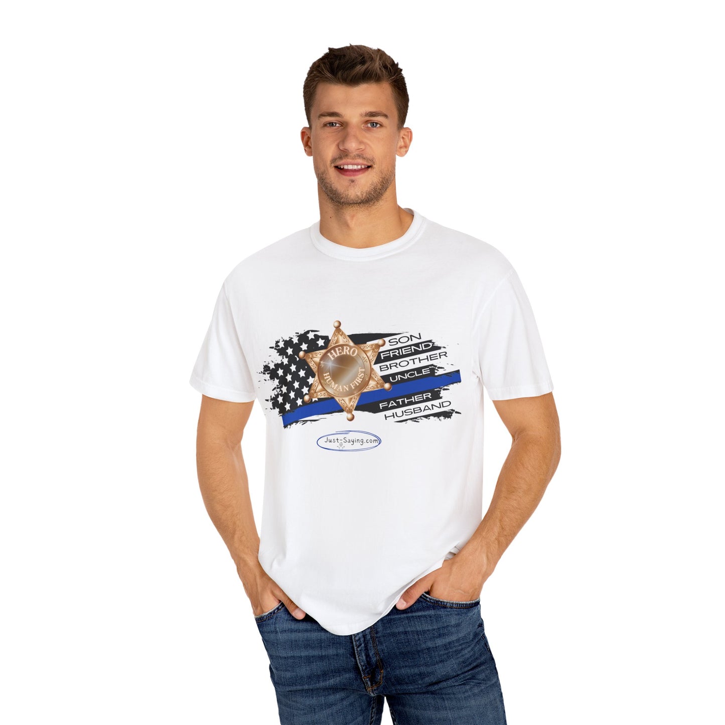 Male Sheriff Garment-Dyed T-shirt