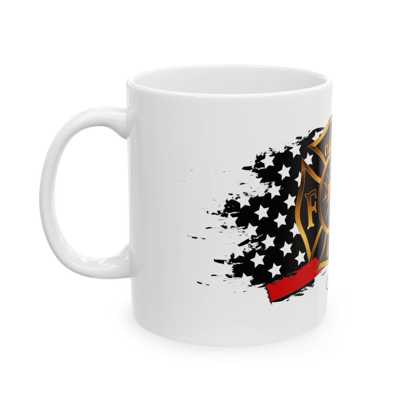 Female Fire Hero Ceramic Mug, (11oz, 15oz)