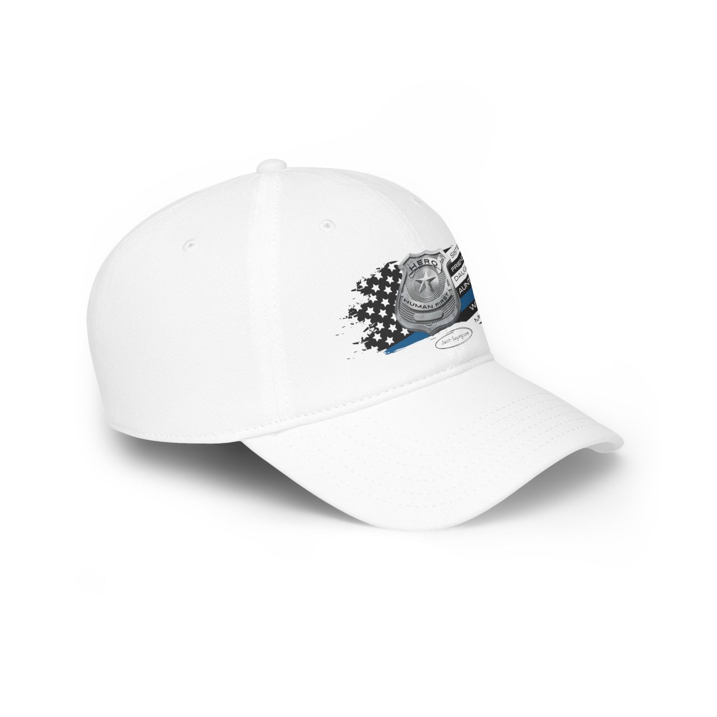 Female Police Low Profile Baseball Cap