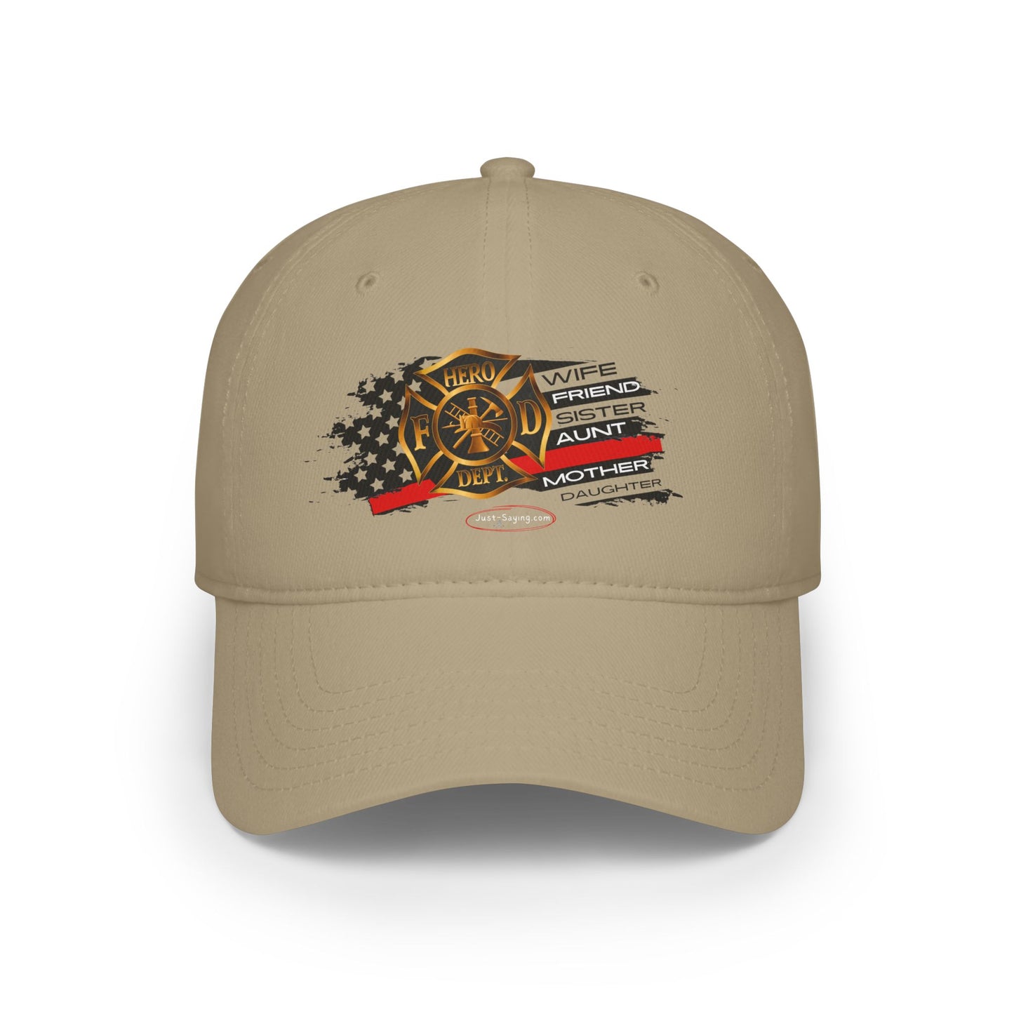 Female Fire Hero Low Profile Baseball Cap