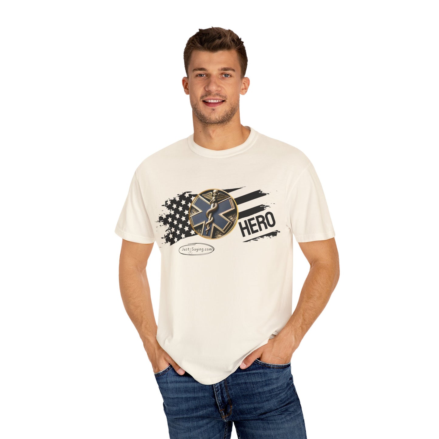 Medical Hero Unisex Garment-Dyed T-shirt