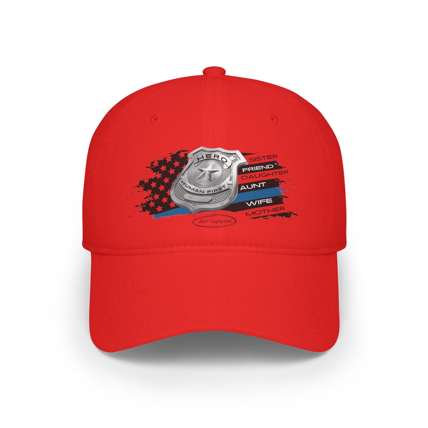 Female Police Low Profile Baseball Cap