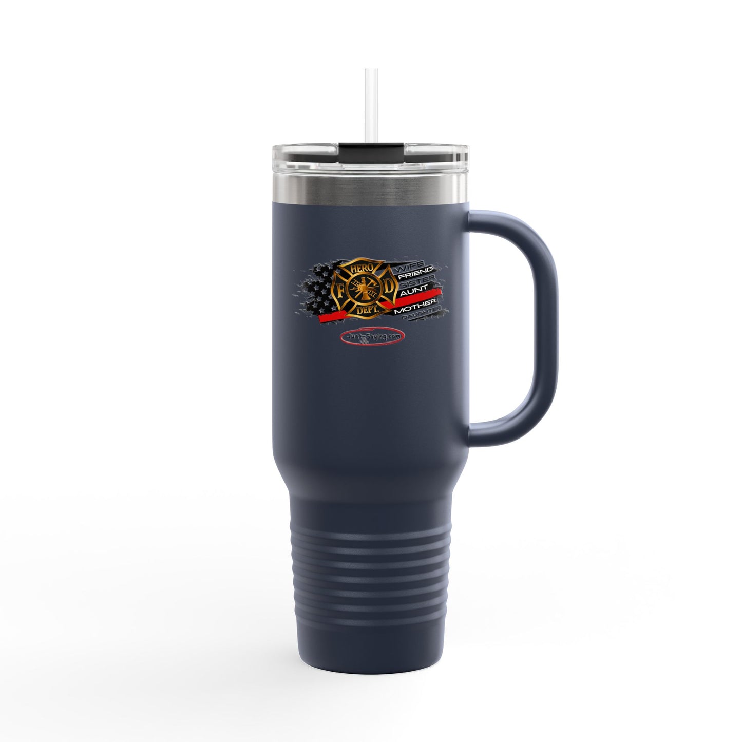 Female Fire Hero Insulated Travel Mug, 40oz