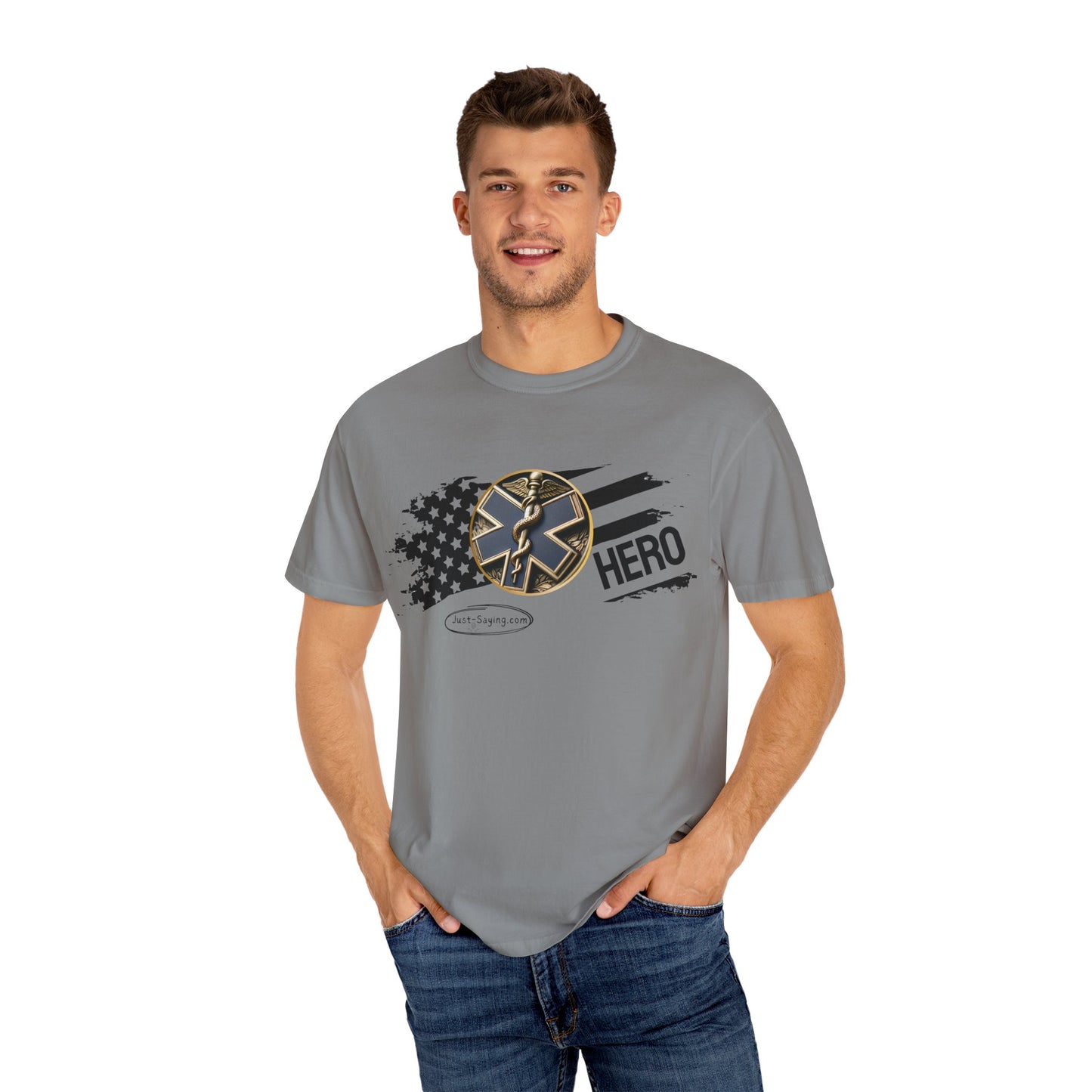 Medical Hero Unisex Garment-Dyed T-shirt