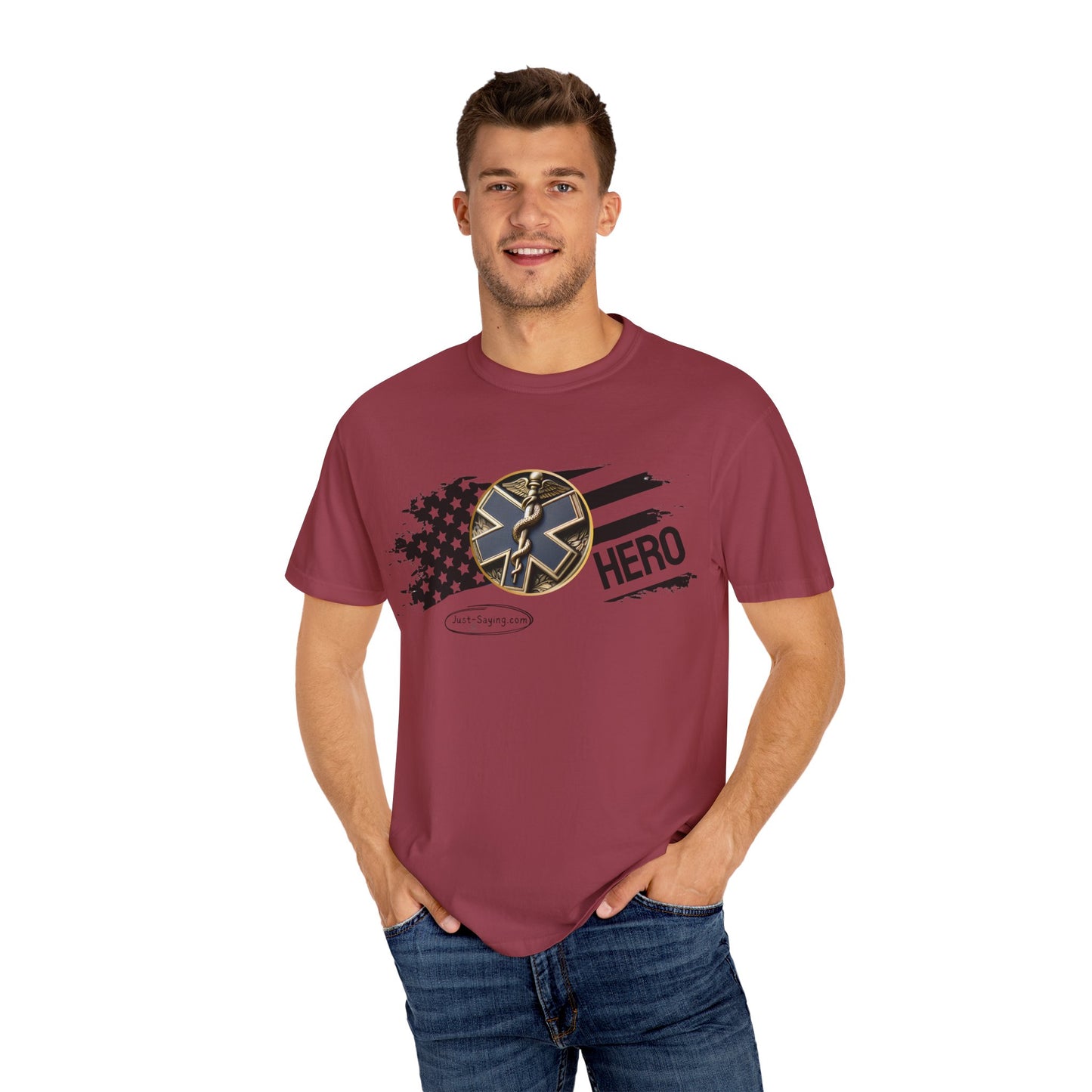 Medical Hero Unisex Garment-Dyed T-shirt