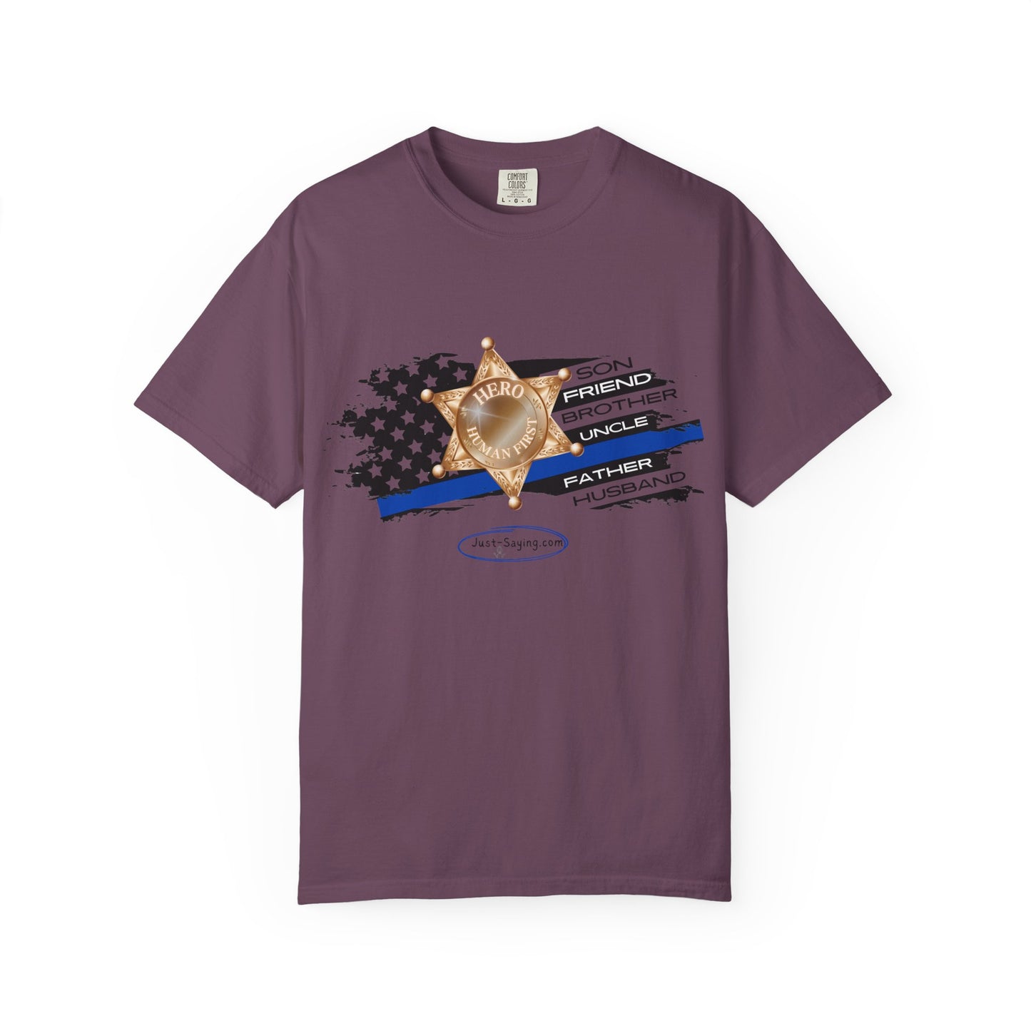 Male Sheriff Garment-Dyed T-shirt