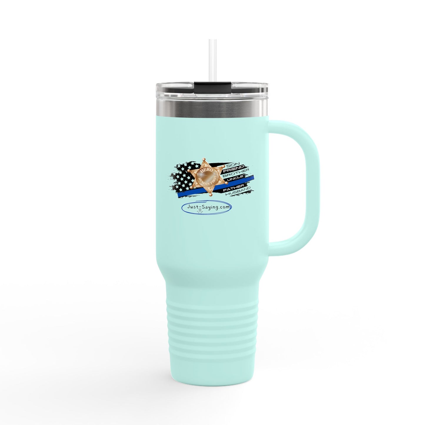 Male Sheriff Insulated Travel Mug, 40oz