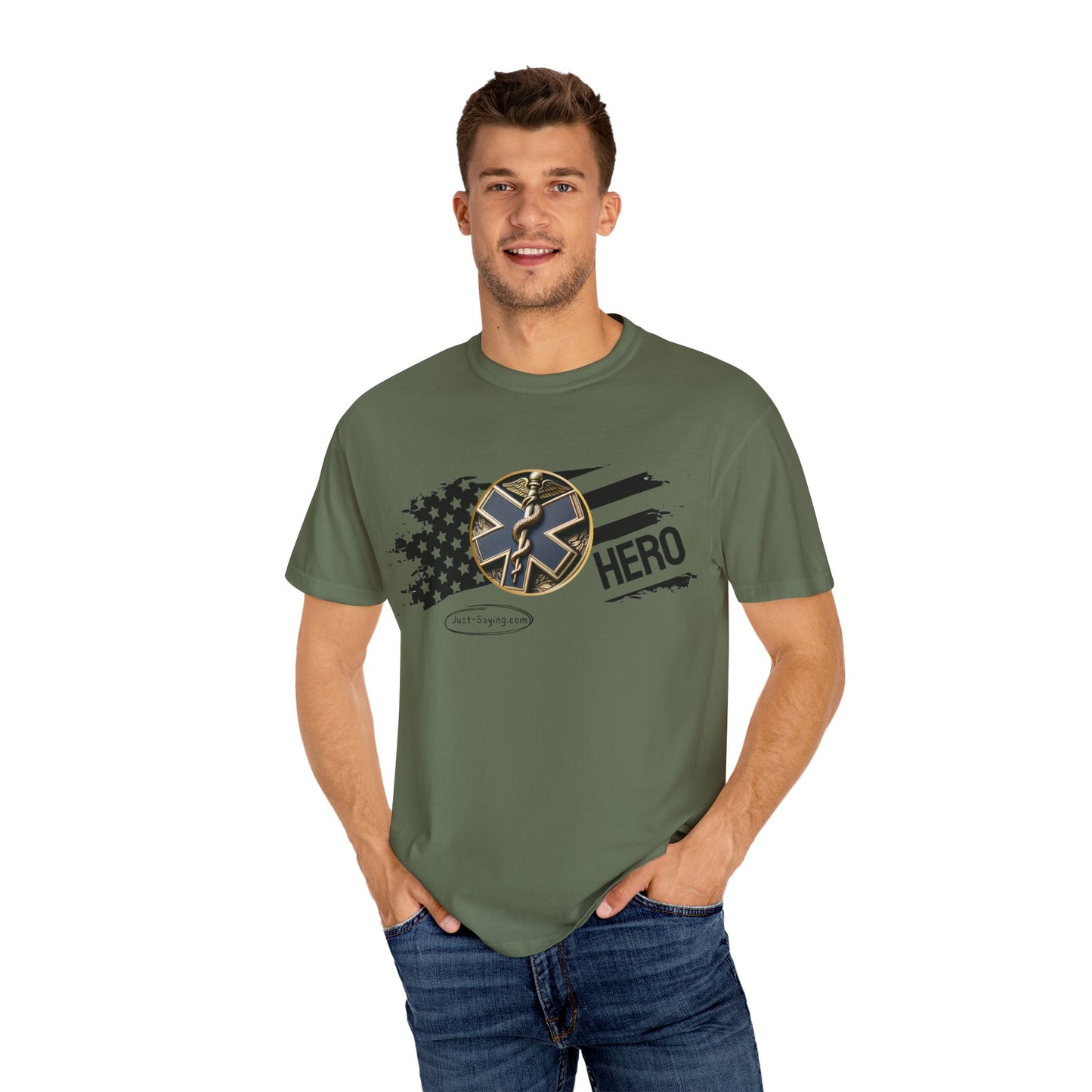 Medical Hero Unisex Garment-Dyed T-shirt