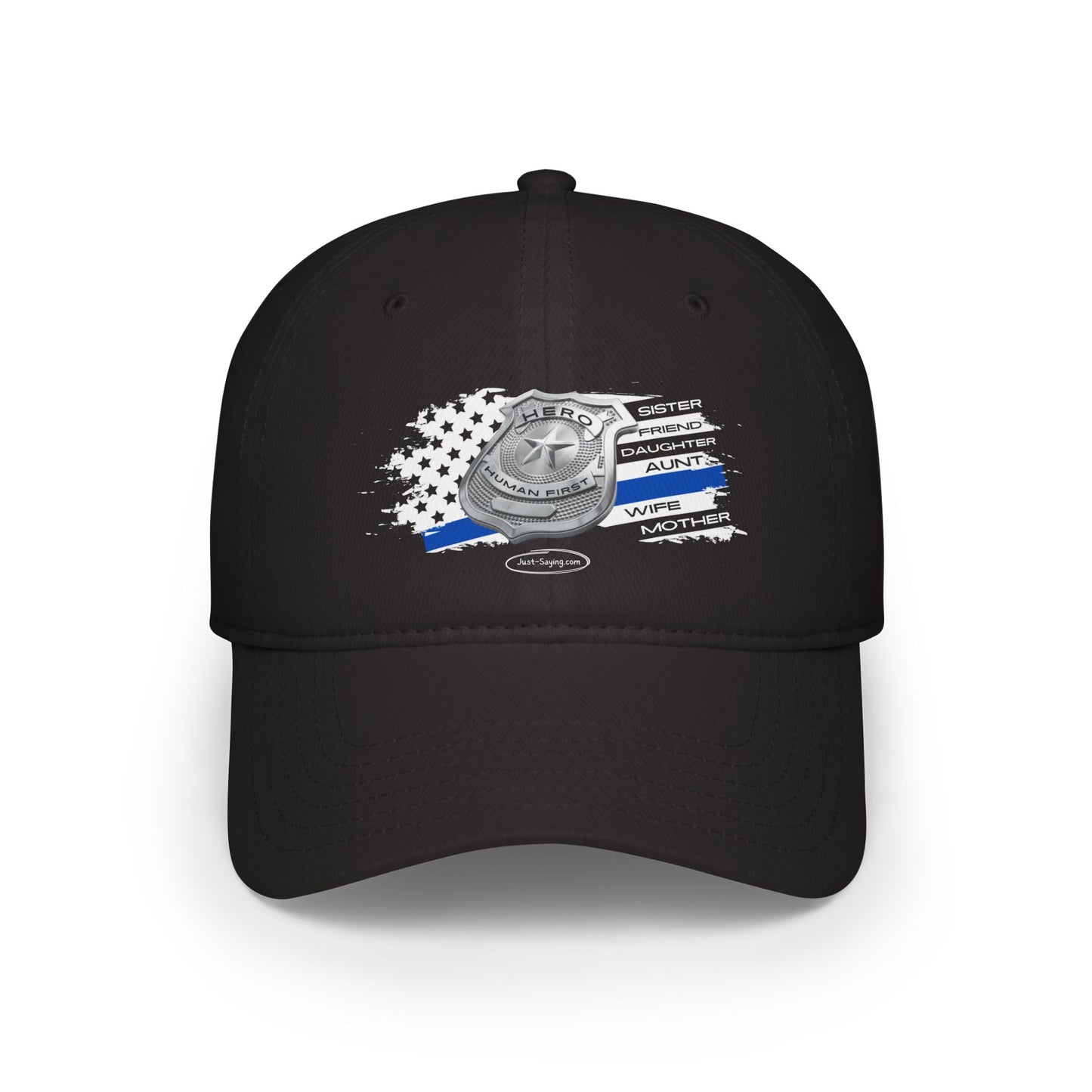 Female Police Low Profile Baseball Cap