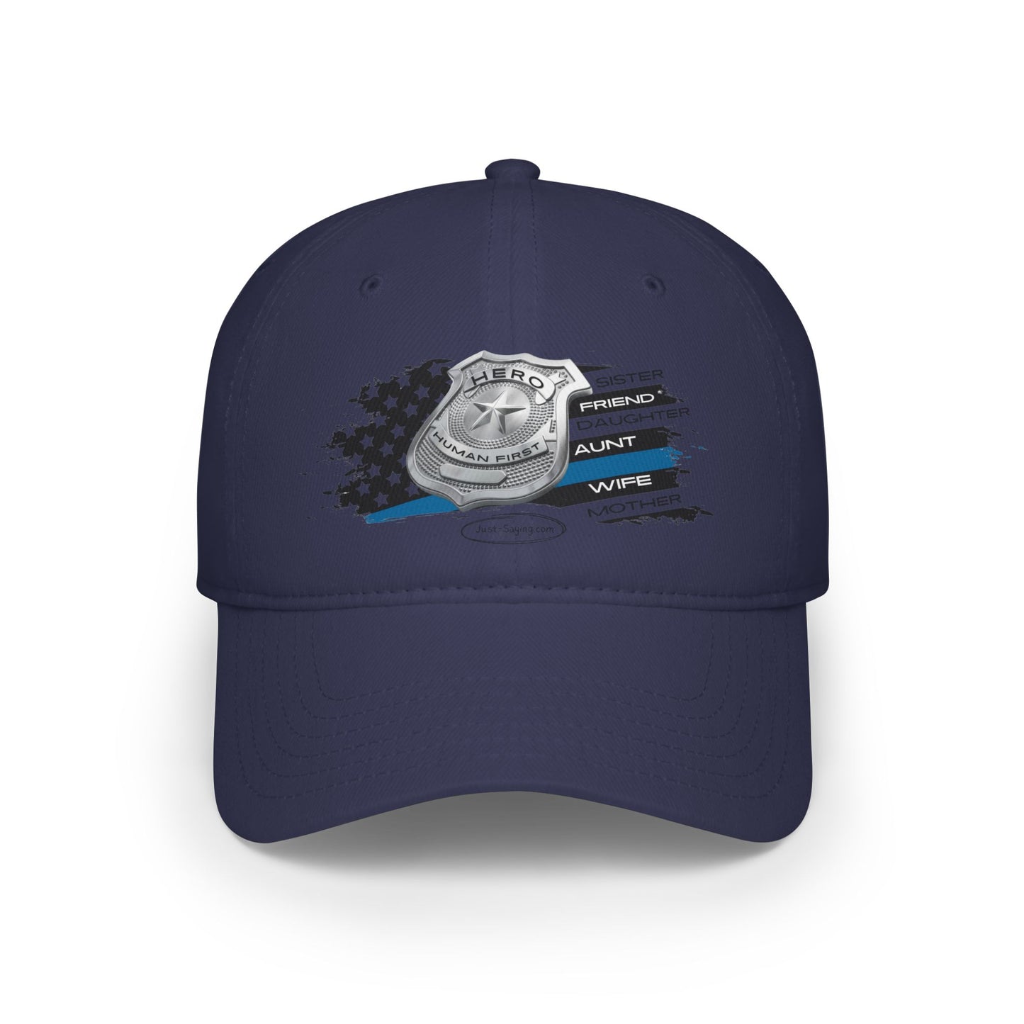 Female Police Low Profile Baseball Cap
