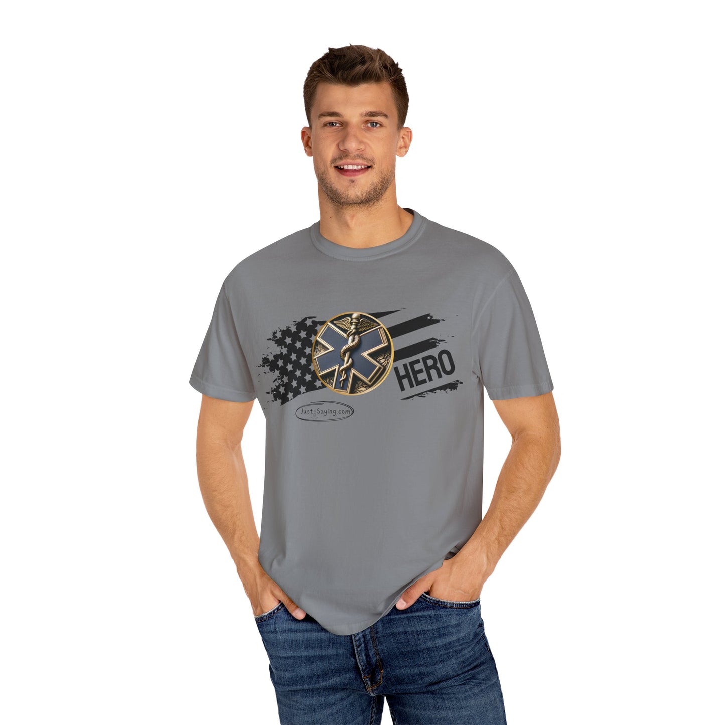 Medical Hero Unisex Garment-Dyed T-shirt
