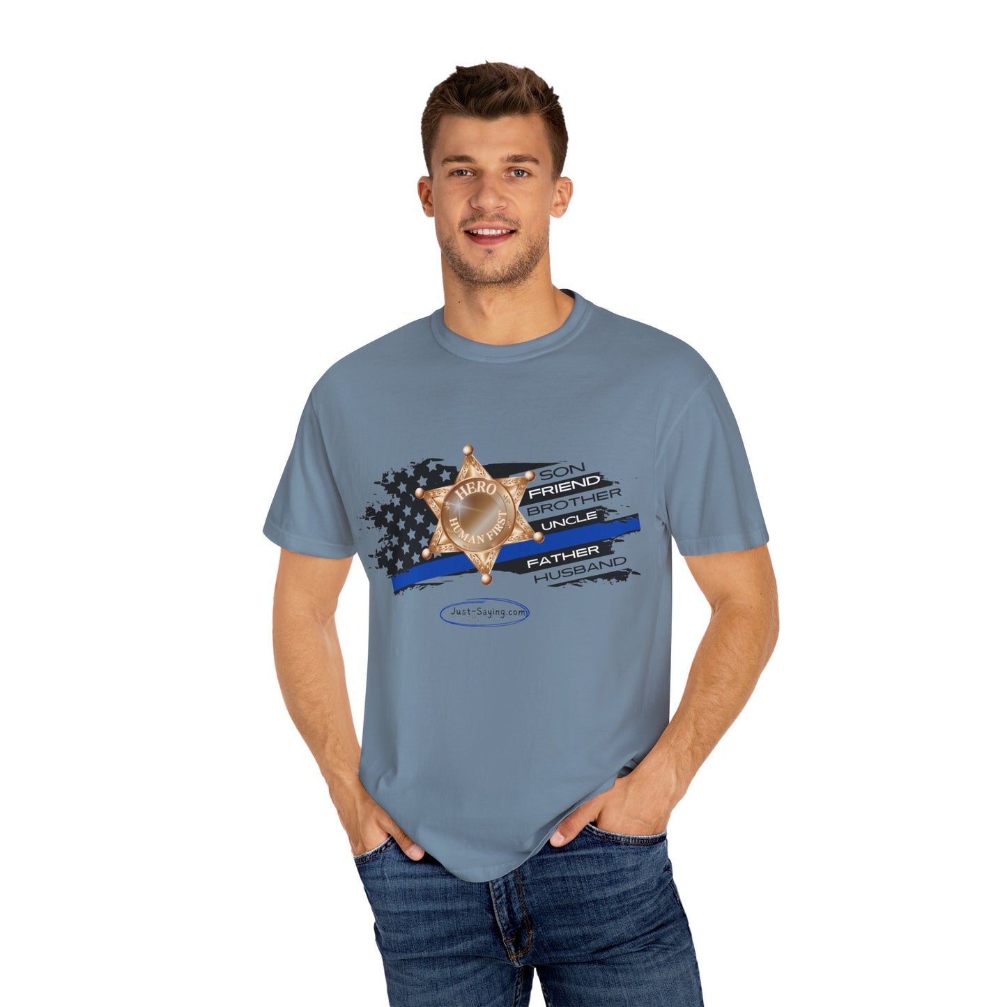 Male Sheriff Garment-Dyed T-shirt