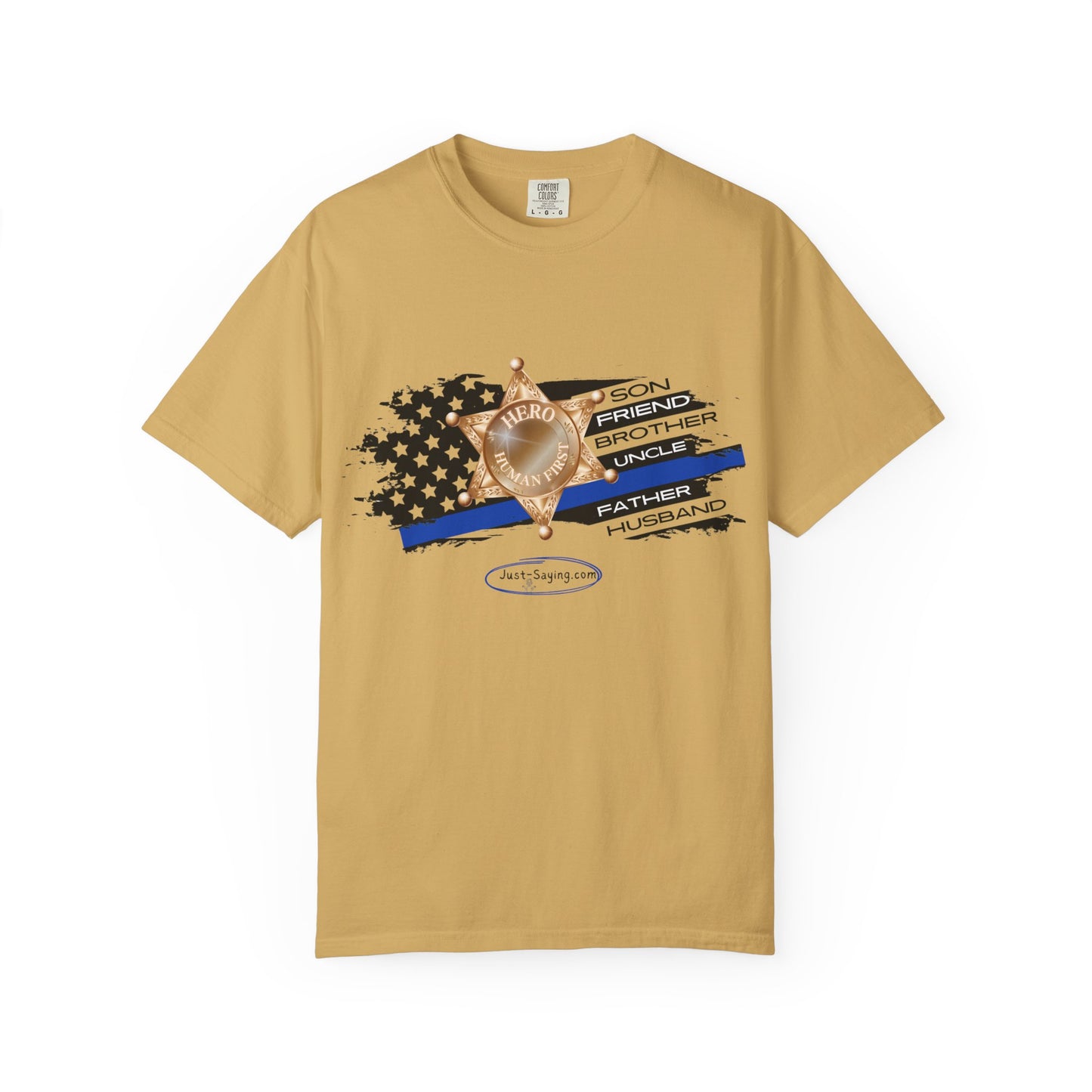 Male Sheriff Garment-Dyed T-shirt