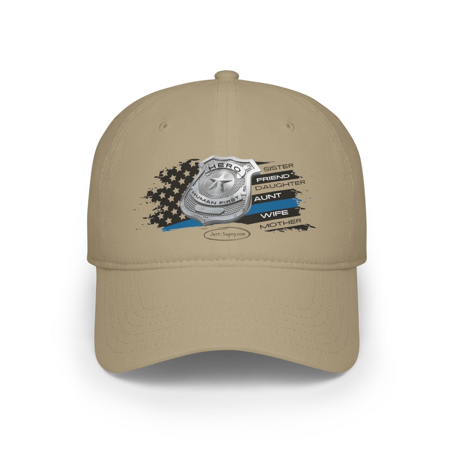 Female Police Low Profile Baseball Cap