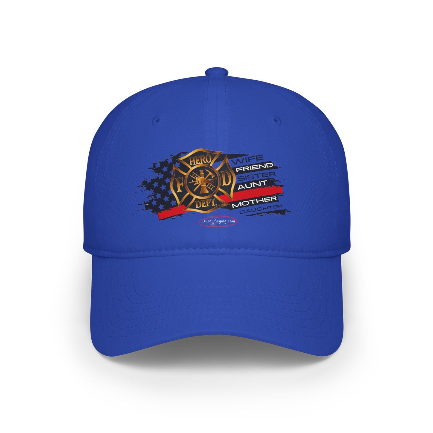 Female Fire Hero Low Profile Baseball Cap