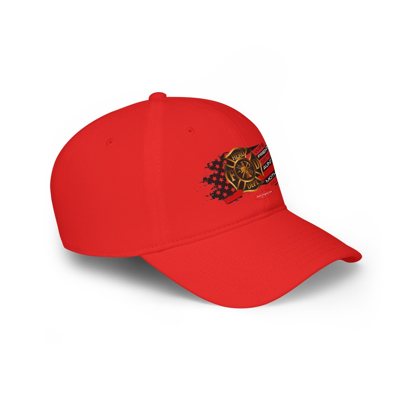 Female Fire Hero Low Profile Baseball Cap