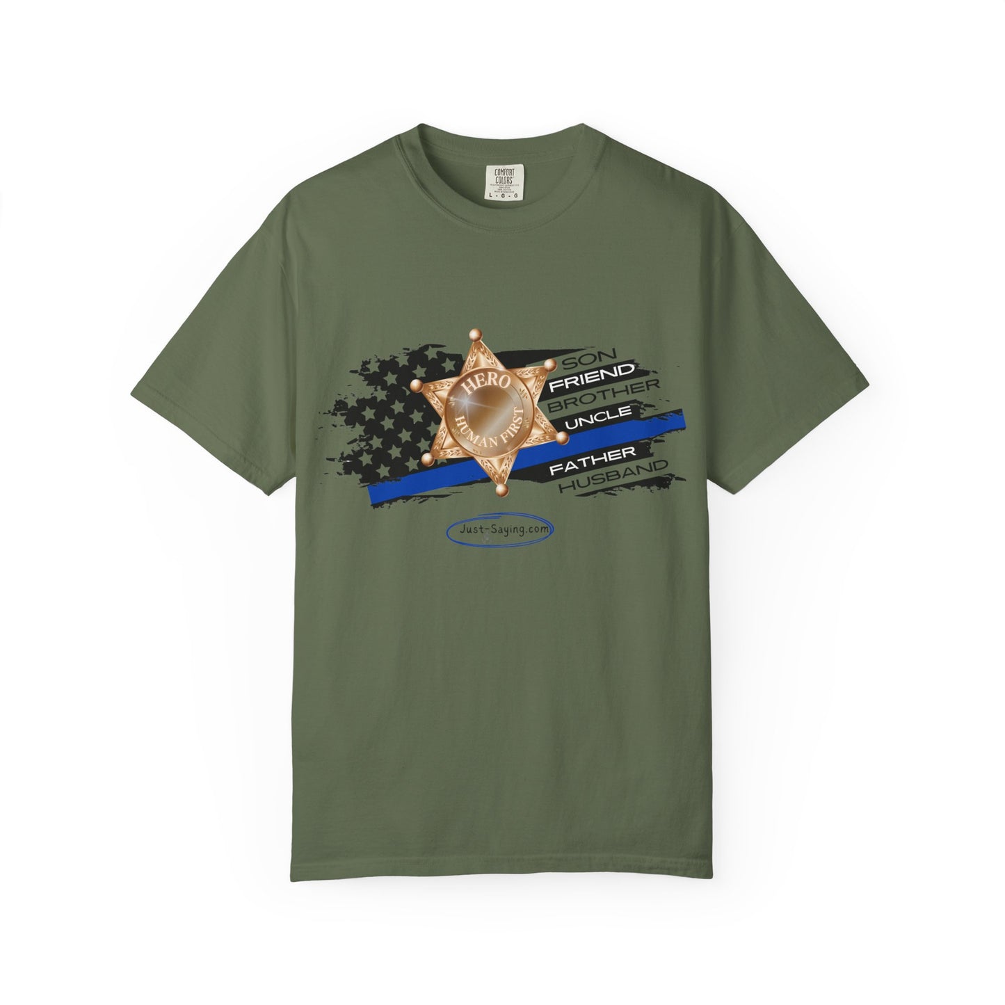 Male Sheriff Garment-Dyed T-shirt