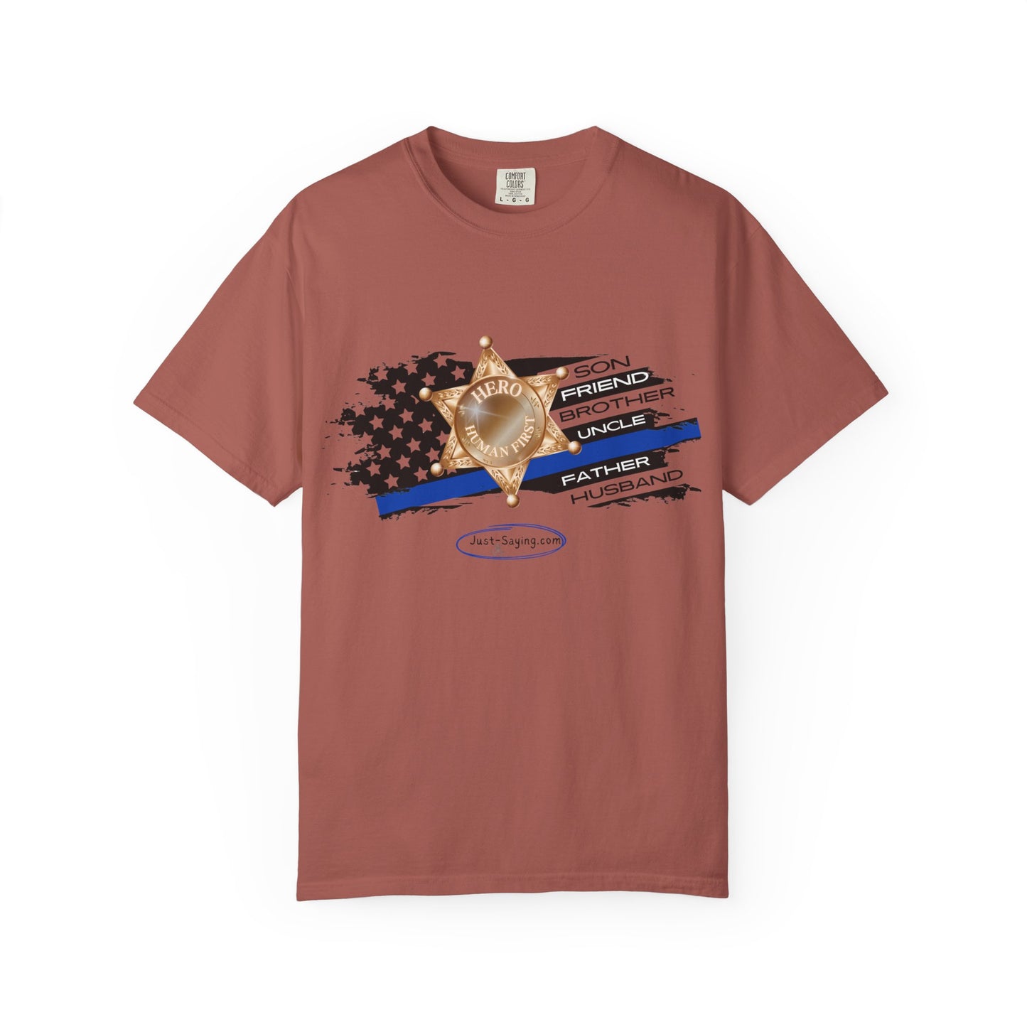 Male Sheriff Garment-Dyed T-shirt