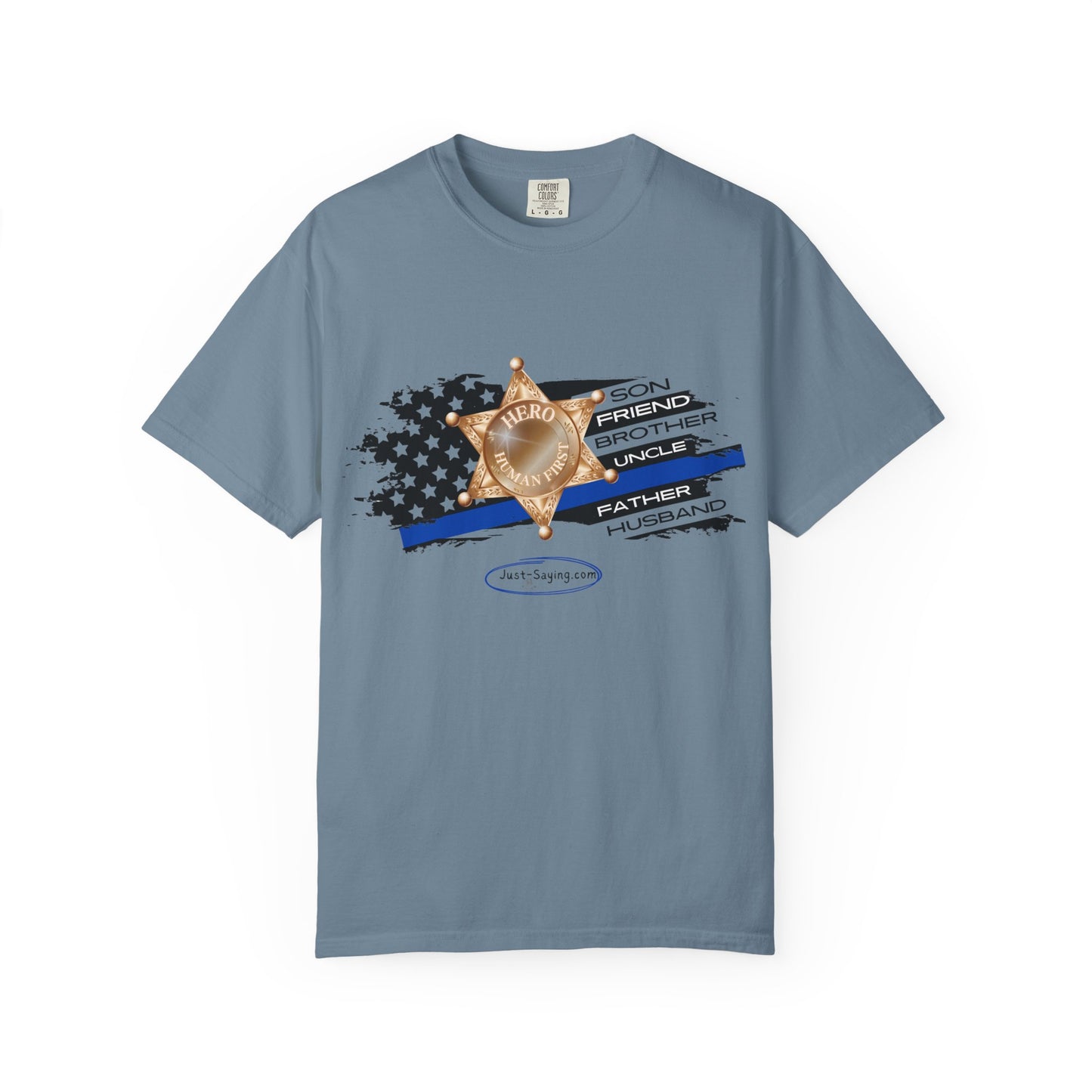 Male Sheriff Garment-Dyed T-shirt
