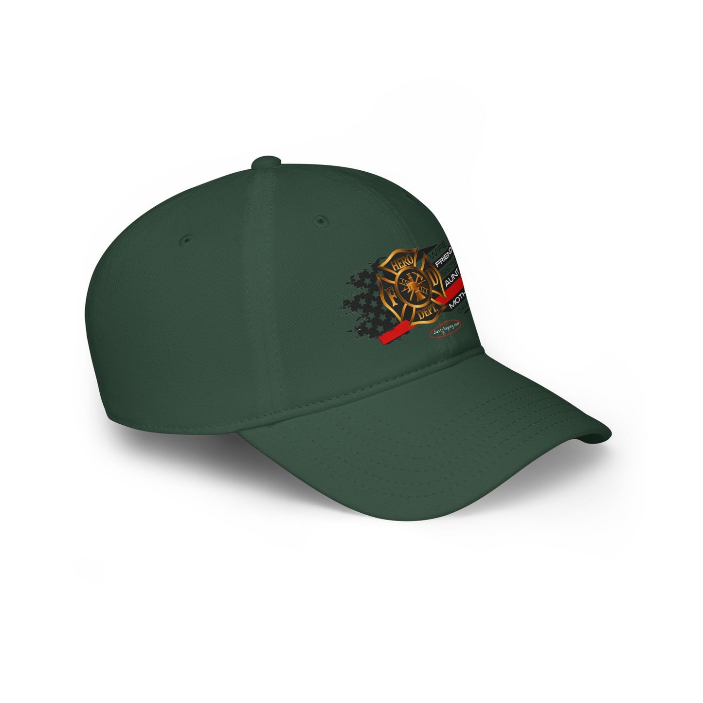 Female Fire Hero Low Profile Baseball Cap
