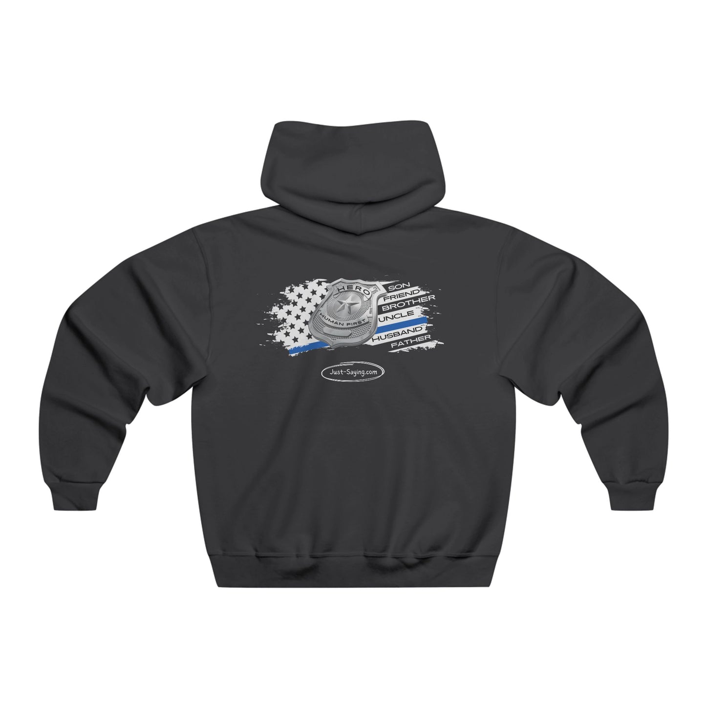 Male Police Hero NUBLEND® Hooded Sweatshirt