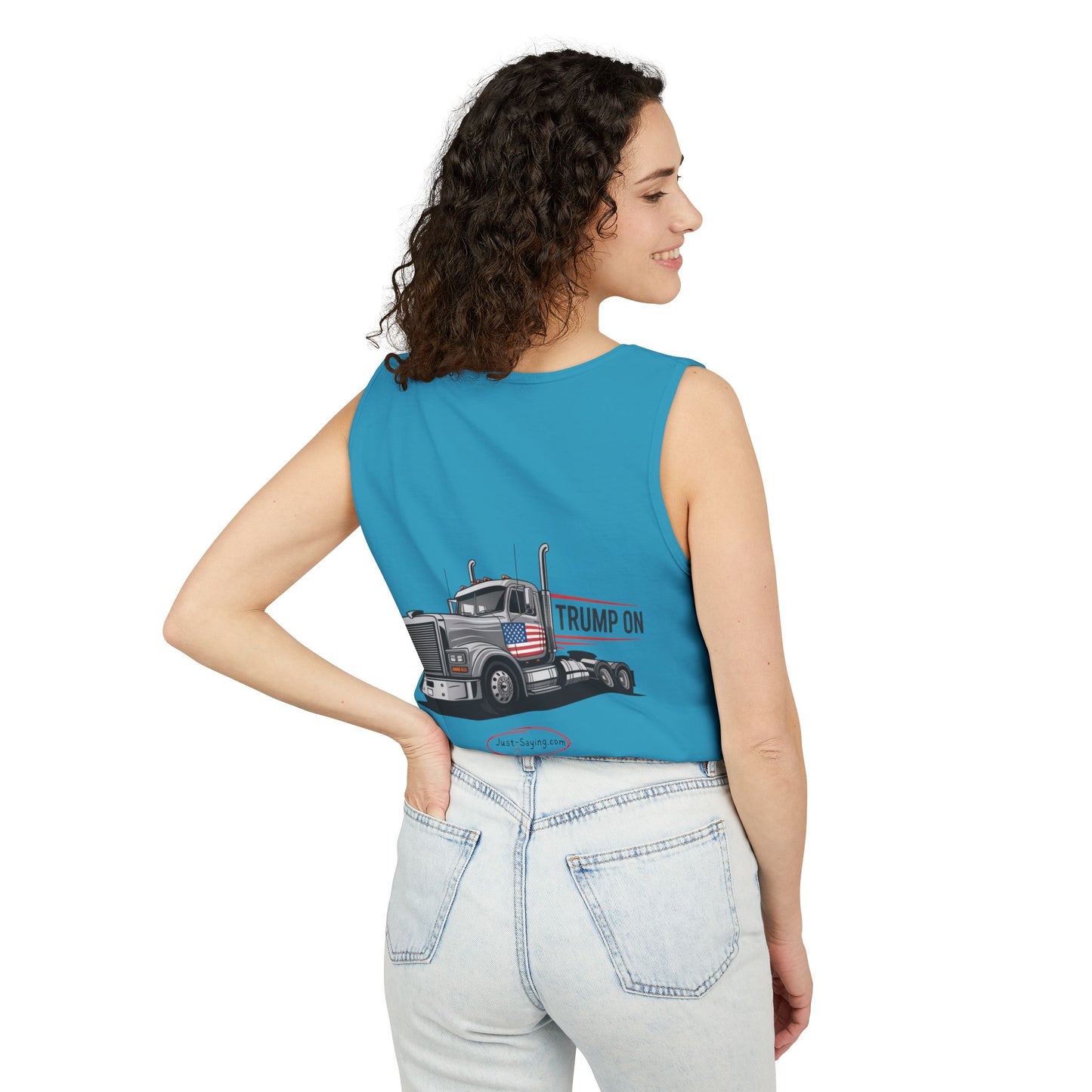 Trump on tank top