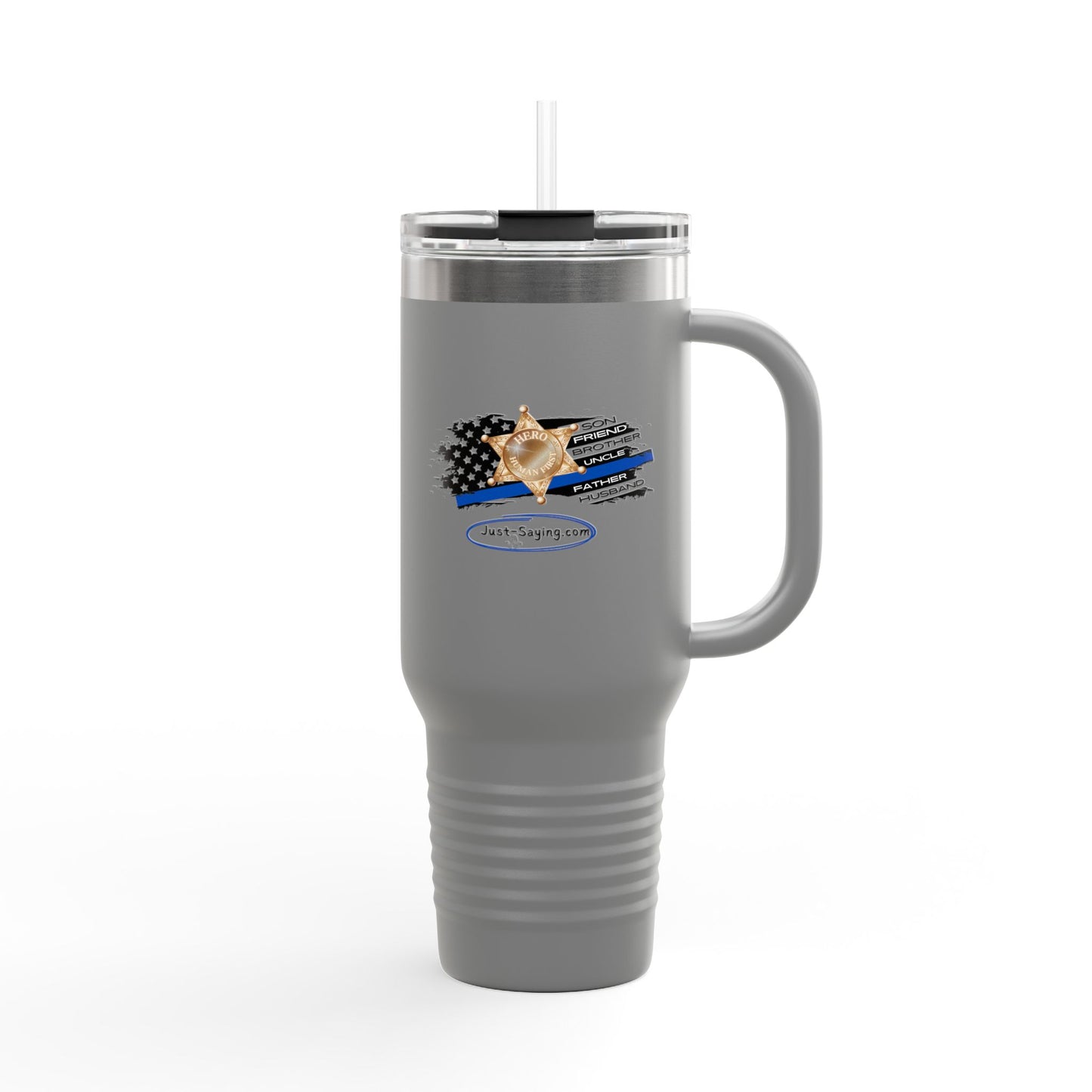 Male Sheriff Insulated Travel Mug, 40oz