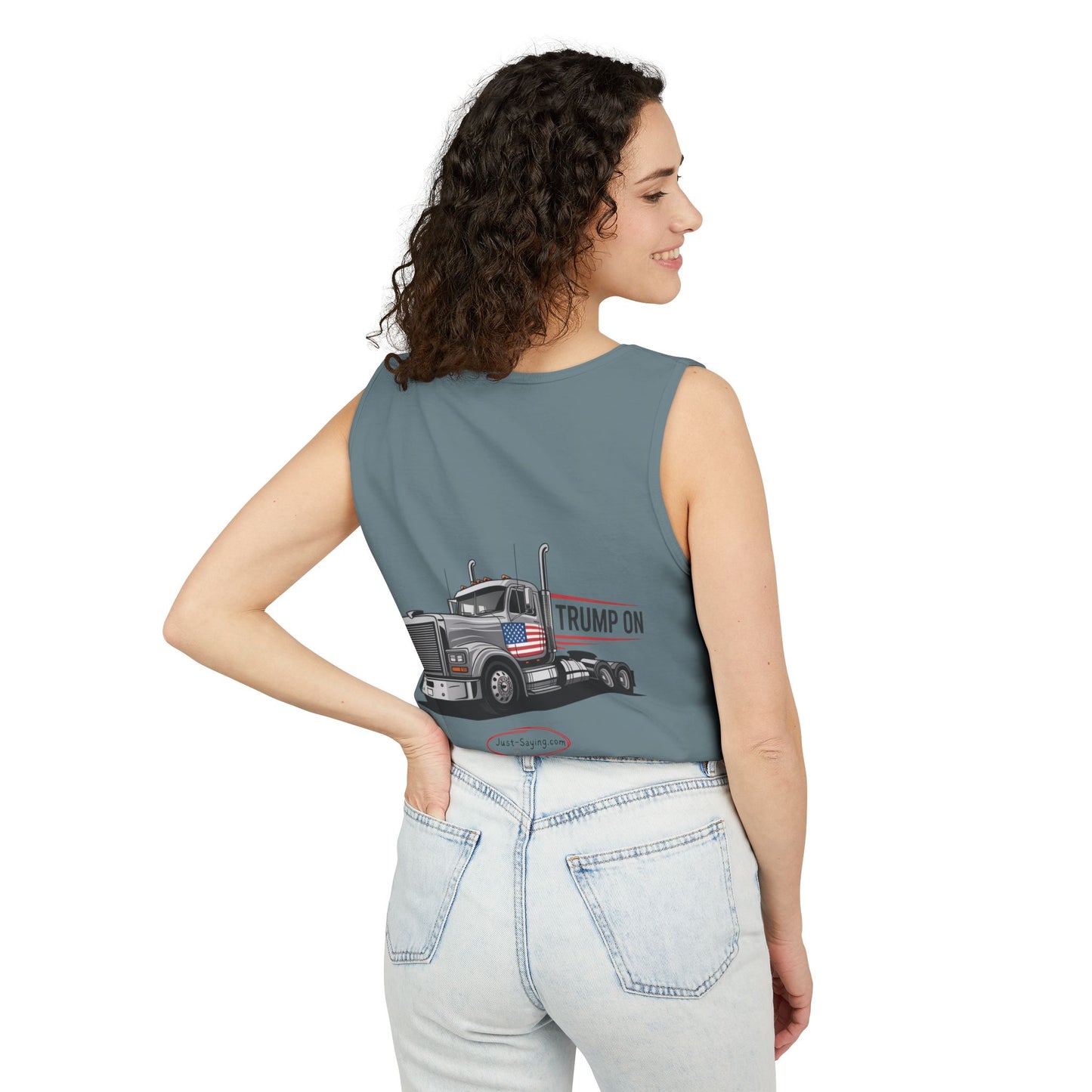 Trump on tank top